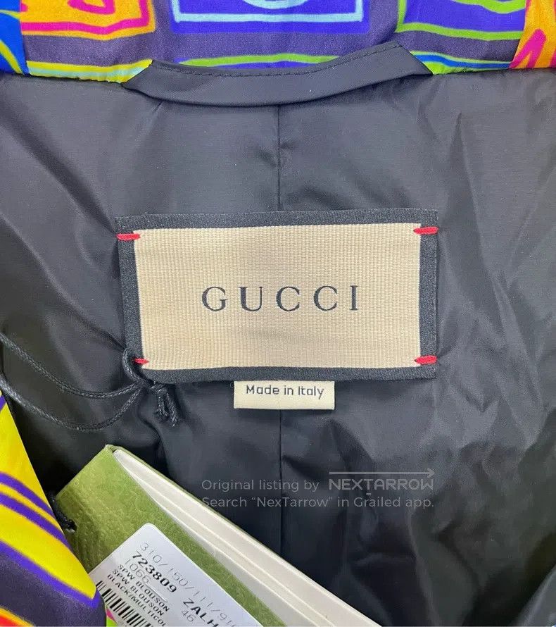 Gucci Gucci Multi-colour letter plaid full-print twill zipper ja Size US S / EU 44-46 / 1 - 4 Thumbnail