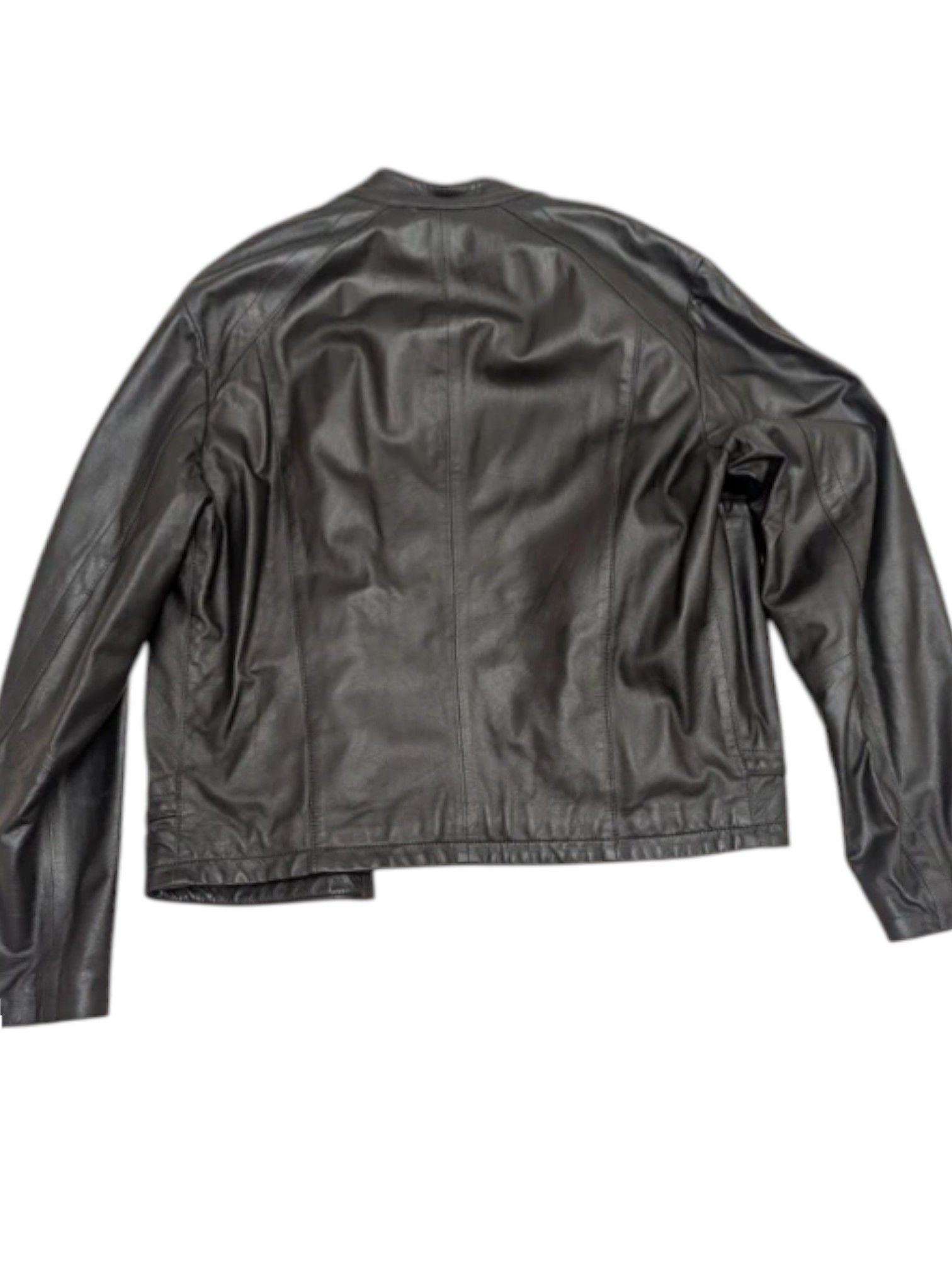 Dirk Bikkembergs Bikkembergs Black Lambskin Moto Jacket – Made in Italy Size US L / EU 52-54 / 3 - 2 Thumbnail
