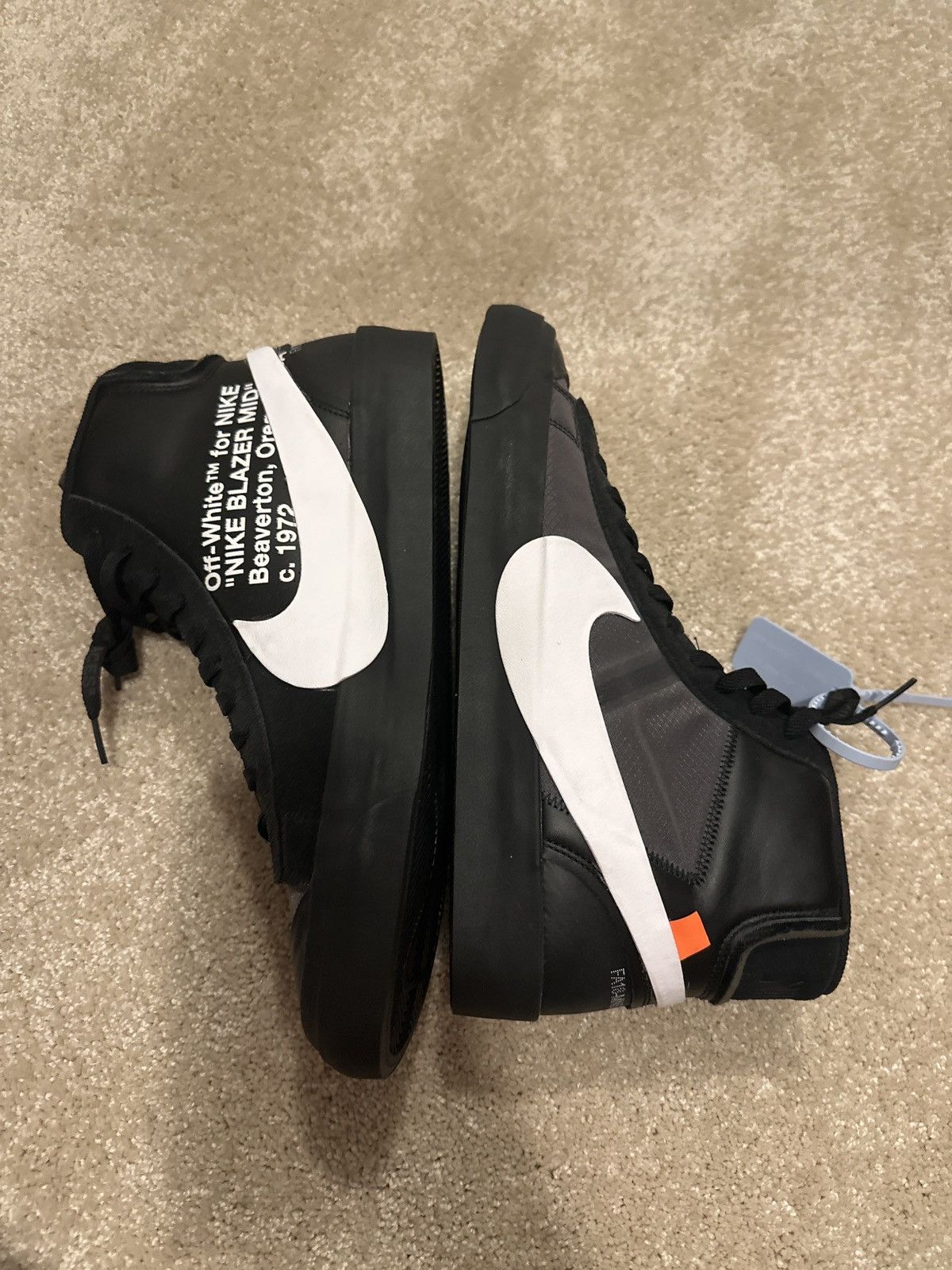 Nike × Off-White Nike x Off-White Grim Reaper Blazer Mid Size US 12 / EU 45 - 1 Thumbnail