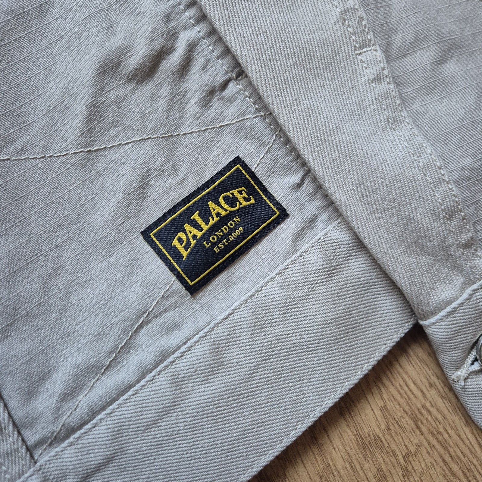 Palace Palace Panel Denim Jacket Stoney Grey Small Brand New FW24 Size US S / EU 44-46 / 1 - 4 Thumbnail