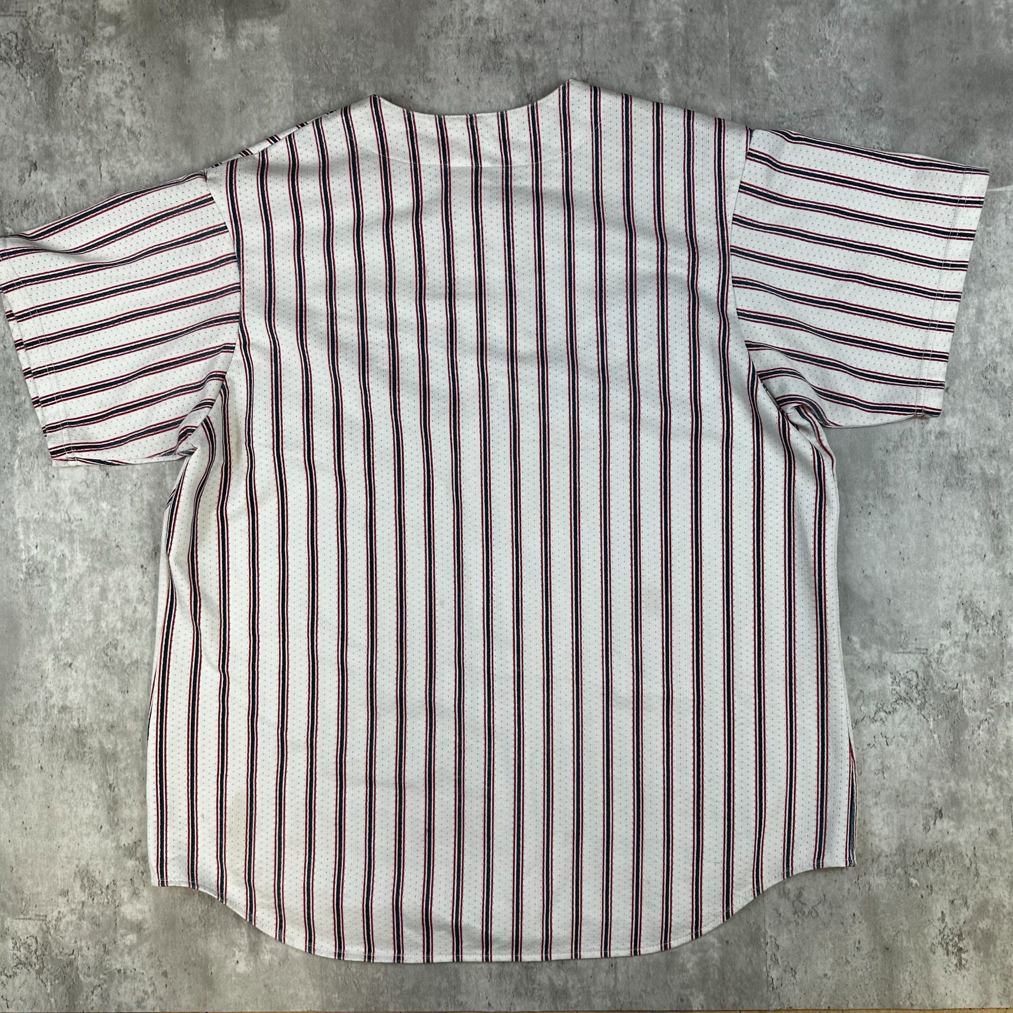 Majestic Atlanta Braves Majestic MLB Genuine Merchandise Pinstripe Je Size US XL / EU 56 / 4 - 2 Thumbnail