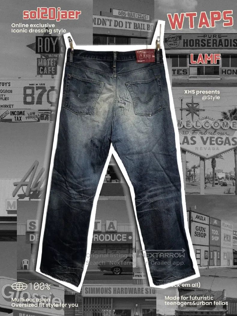 Wtaps Wtaps size M Spider Embroidered Wash Jeans Size US 38 / EU 54 - 2 Thumbnail
