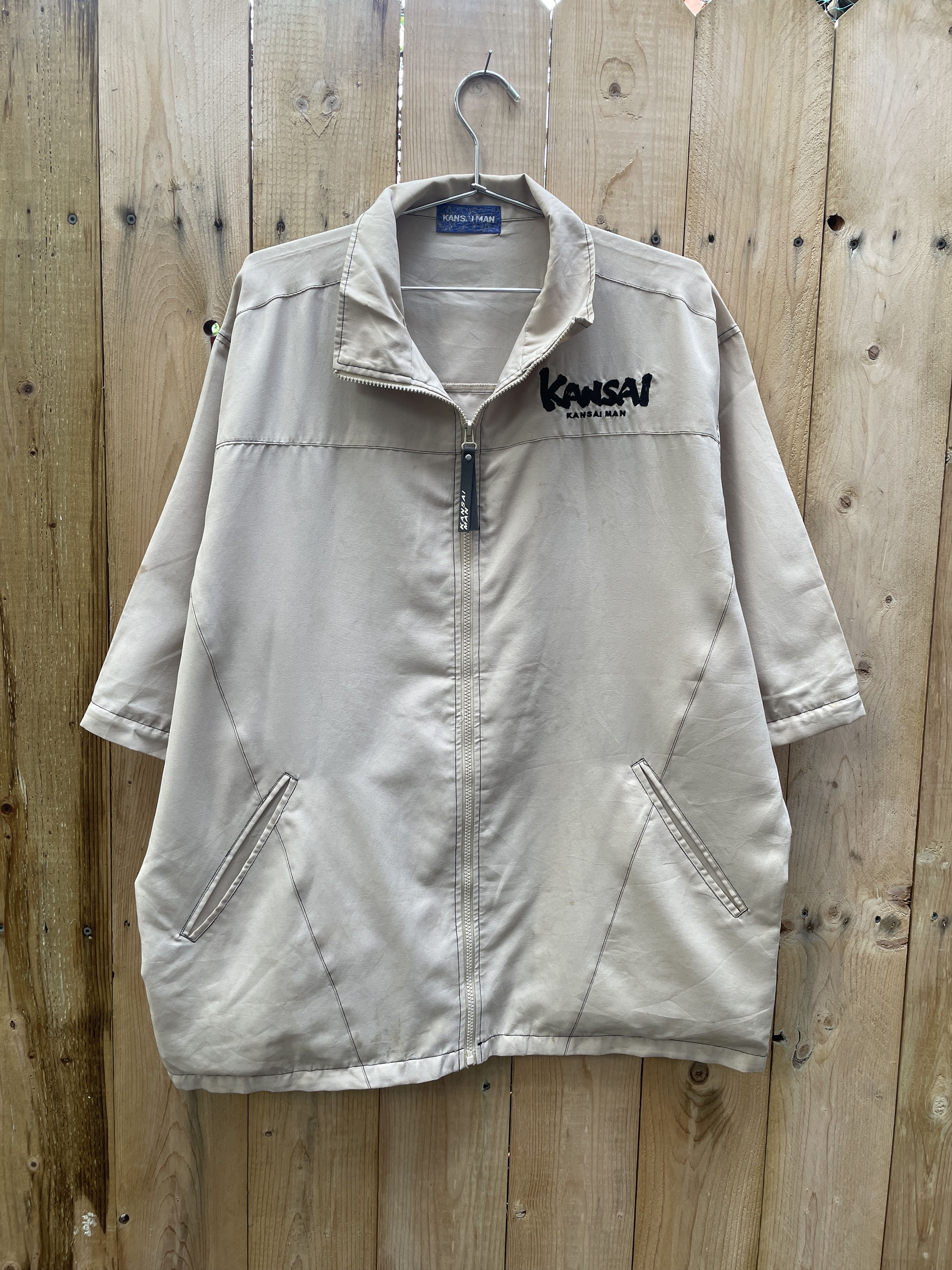 Kansai Yamamoto Kansai "Poem" Khaki short sleeve button up Size US XL / EU 56 / 4 - 6 Thumbnail