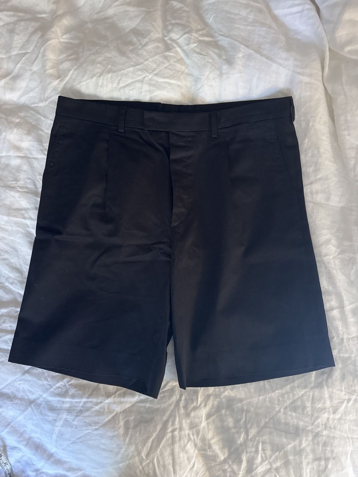 Prada Black prada cotton shorts (sz 52) Size US 36 / EU 52 - 1 Thumbnail