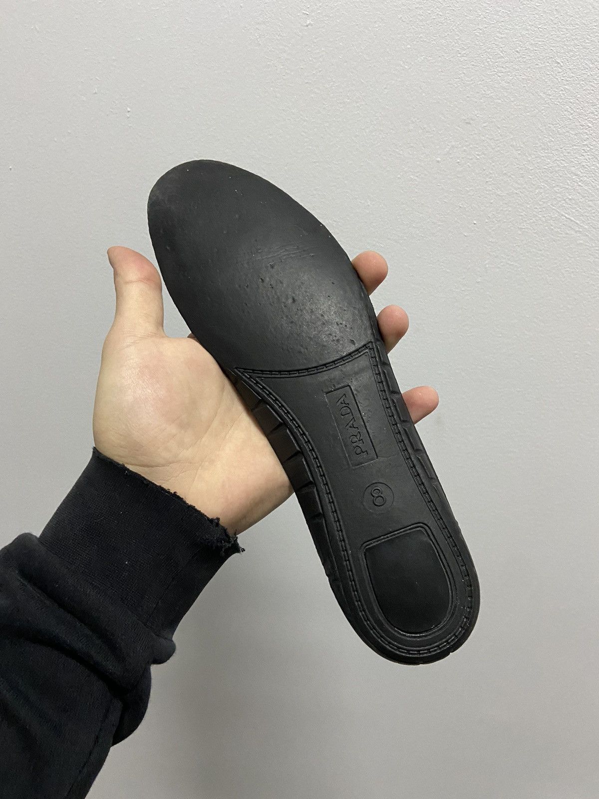 Prada × Vintage Prada Vintage Brown Shoes Luxury high sneakers logo Size US 8 / EU 41 - 10 Thumbnail