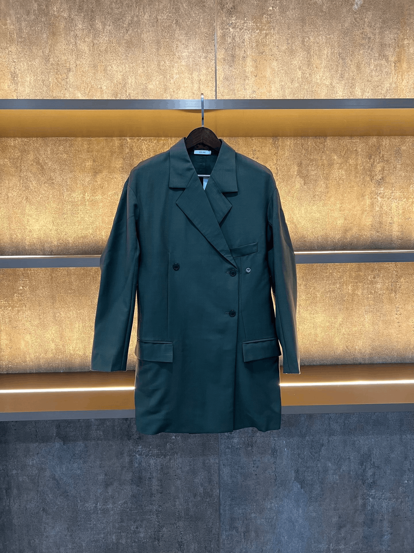 Celine Celine Formal Green Jacket M Women Size M / US 6-8 / IT 42-44 - 1 Thumbnail
