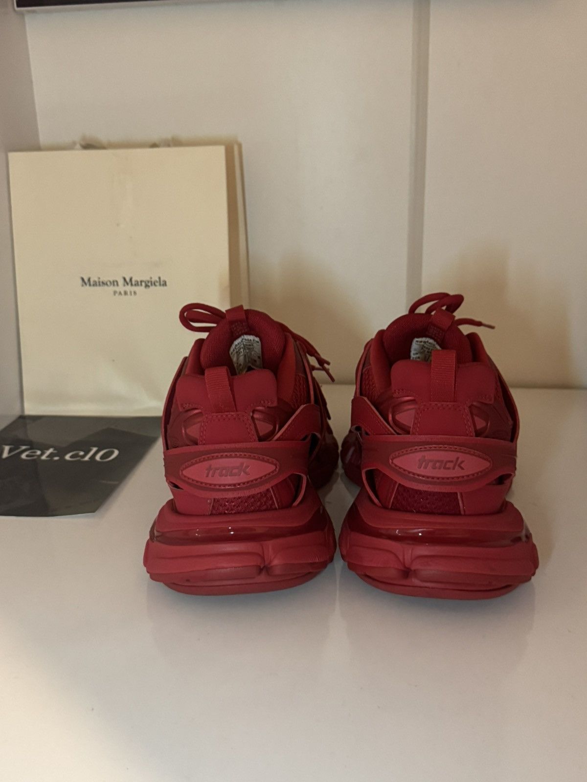 Balenciaga ⛔️Balenciaga track 1 full red low 42 Size US 9 / EU 42 - 6 Thumbnail
