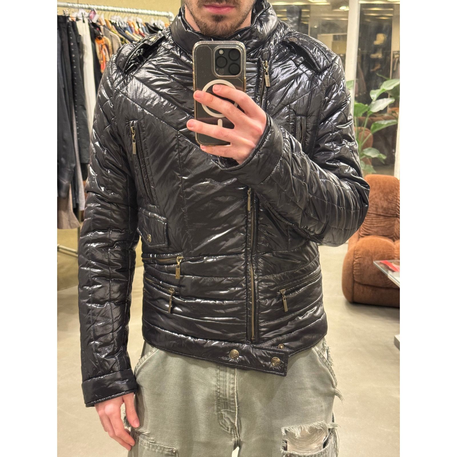 Roberto Cavalli A/W 2009 Cavalli astro puffer jacket Size US L / EU 52-54 / 3 - 3 Thumbnail