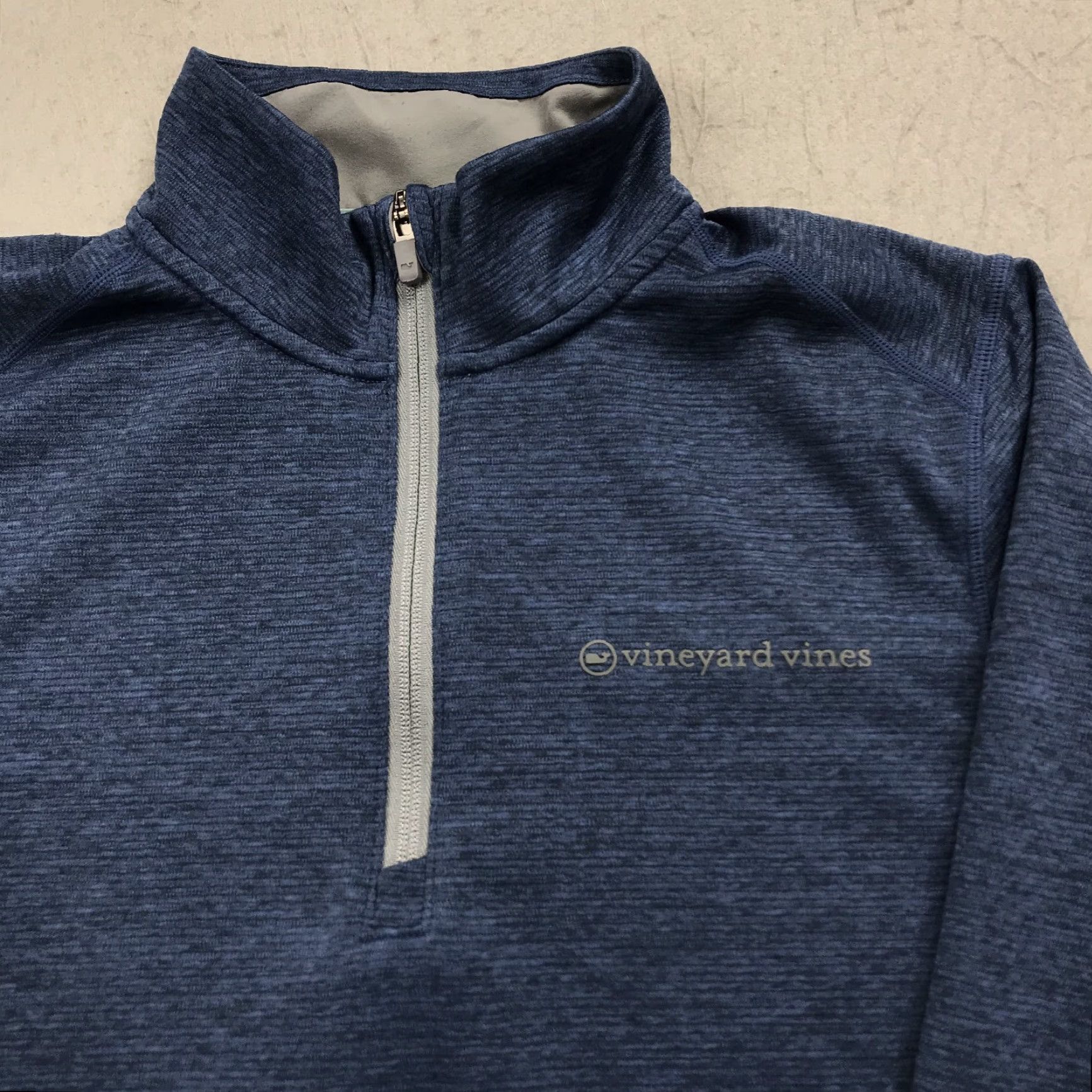 Vineyard Vines Vineyard Vines Jacket Mens M Blue 1/4 Zip Pullover Golf Whale Athleticwear Outdoor Preppy Logo Modern Outdoors Mens Size US M / EU 48-50 / 2 - 3 Thumbnail