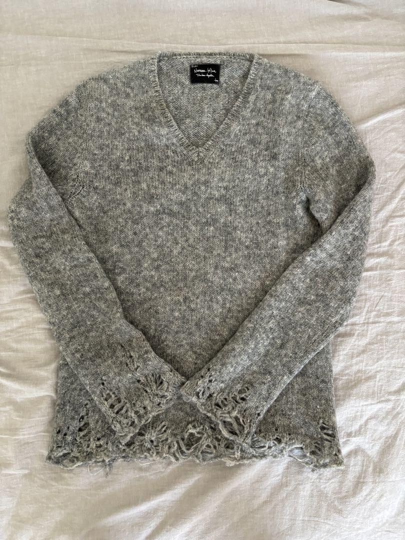 Number (N)ine NUMBER NINE Grunge Mohair Knit Archive | Grailed