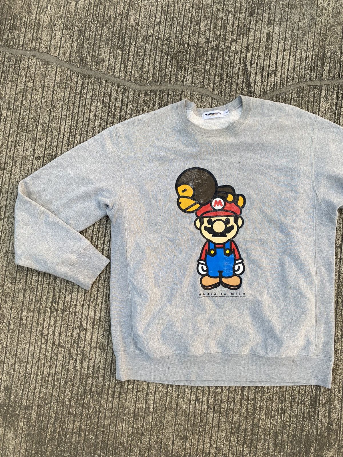 Bape Bape Baby Milo x Mario Sweatshirt Size US L / EU 52-54 / 3 - 15 Thumbnail