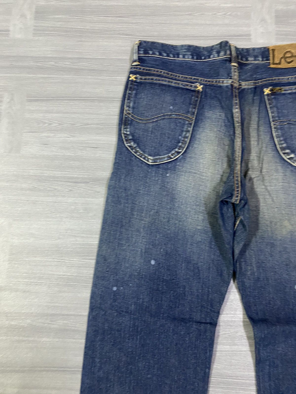 Lee Vintage Lee Riders Fadded Blue Denim Size US 33 - 19 Thumbnail