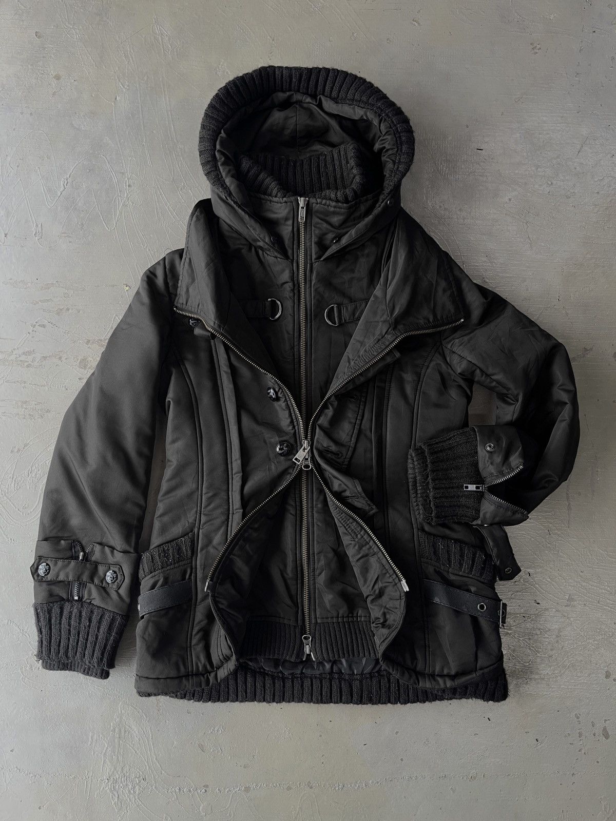 14th Addiction 14th addiction hooded cross zip | Grailed