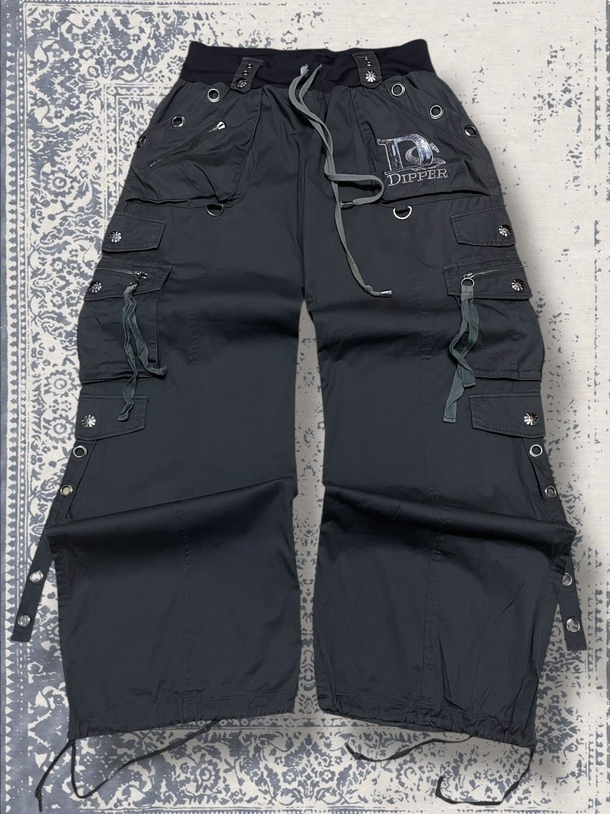 Designer × Japanese Brand × Vintage Vintage 90s Japan Designer Dippers Baggy Bondage Style Pant Size US 28 / EU 44 - 1 Thumbnail