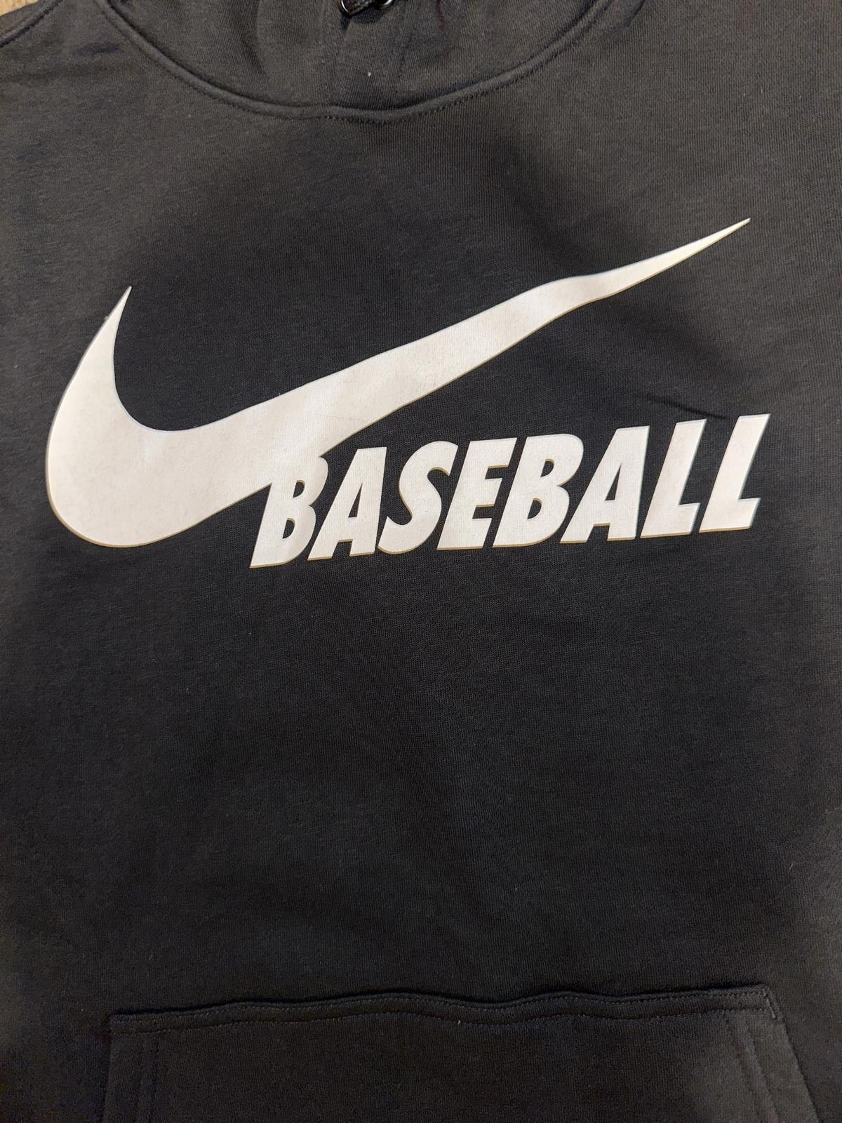 Nike Nike Men’s Baseball Club Fleece Pullover Black/White Hoodie Sweatshirt Size US S / EU 44-46 / 1 - 7 Thumbnail