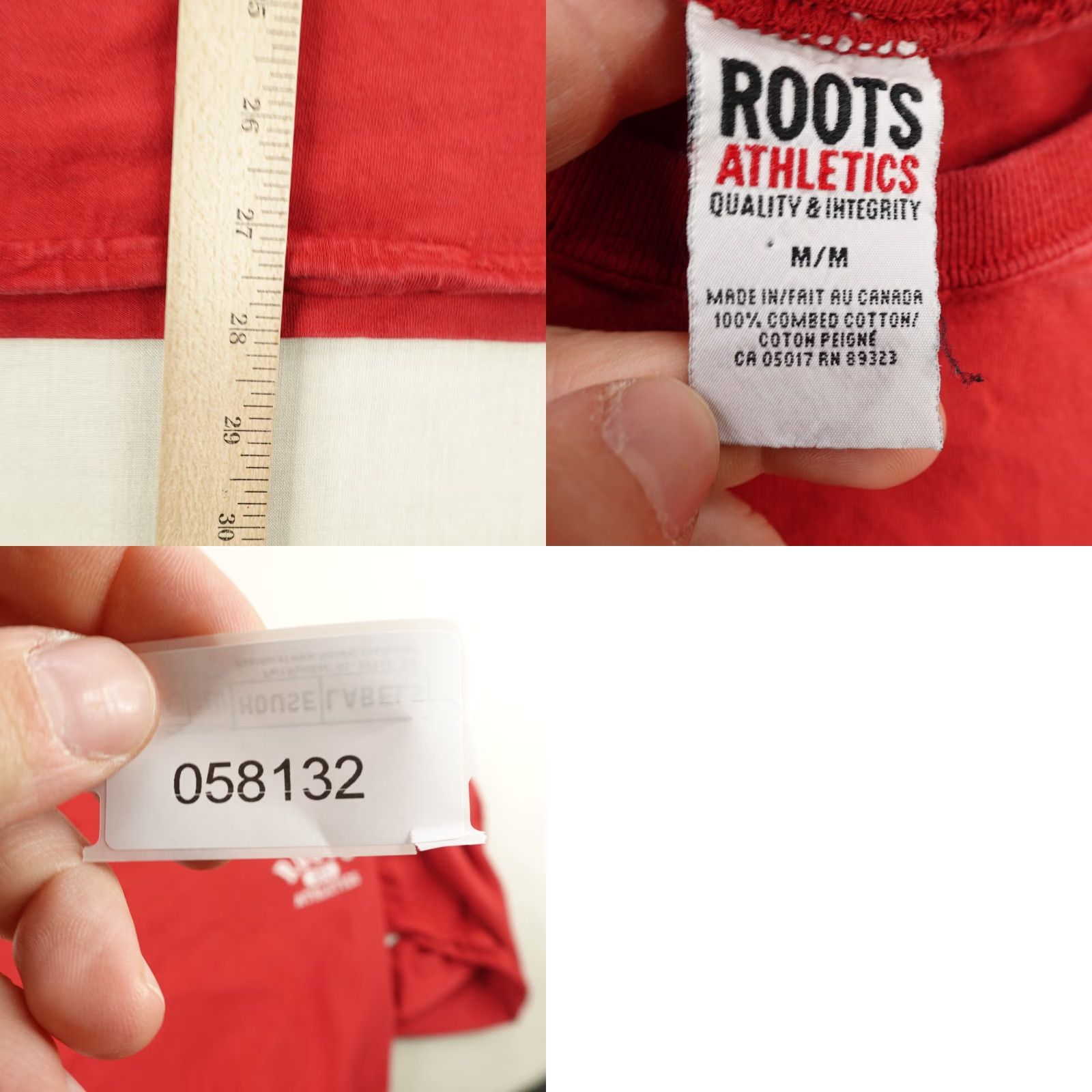 Roots VINTAGE Roots Athletics Shirt Mens Medium Red Long Sleeve Canada Logo Graphic Print 90s Outdoor Mens Size US M / EU 48-50 / 2 - 8 Thumbnail