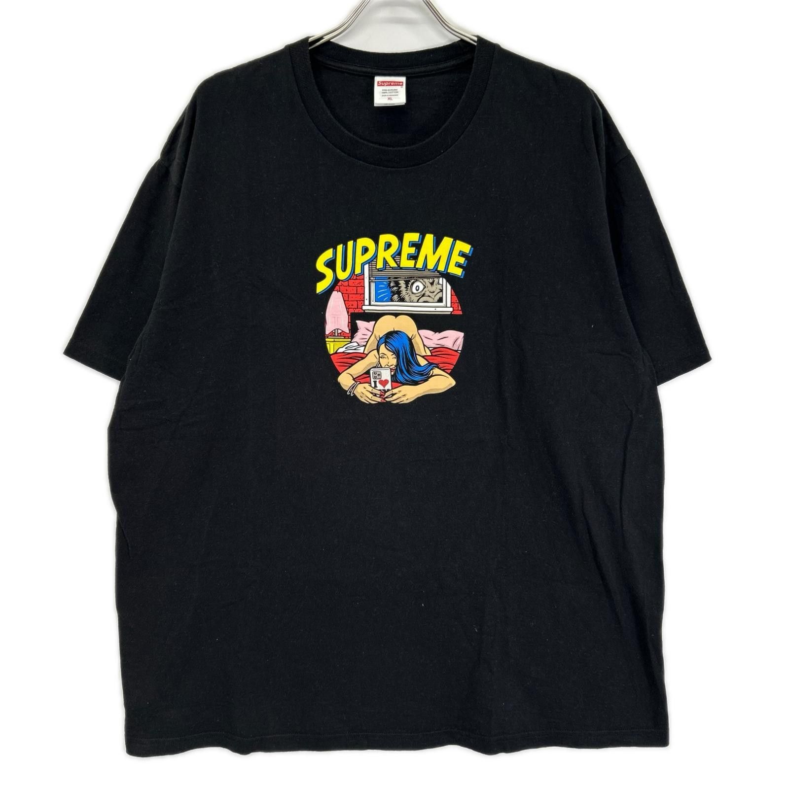 Supreme SUPREME Miss Piggy Logo Black Tee “Kissy Kissy” T-Shirt XL