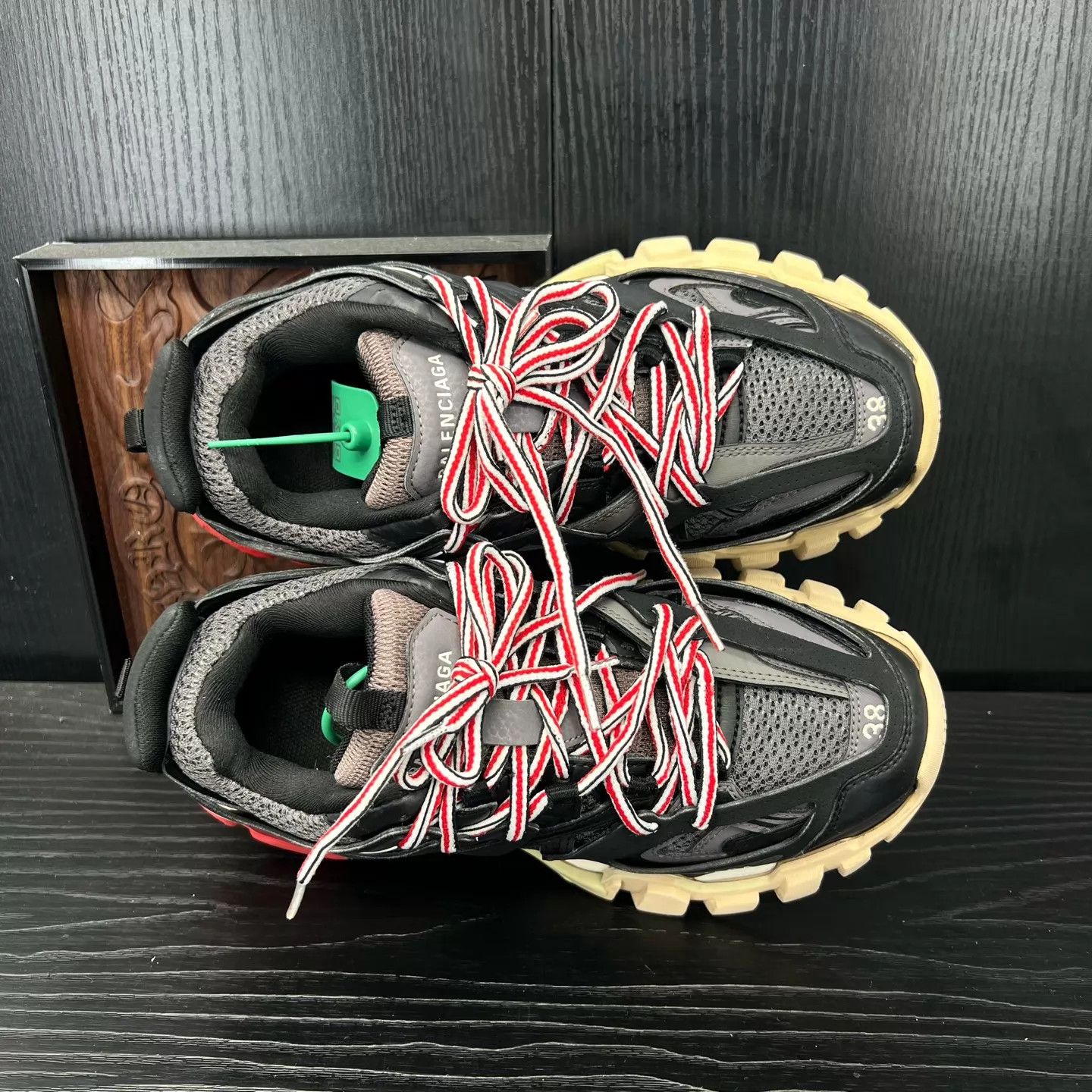 Balenciaga Balenciaga Track Black Red 38 Size US 8 / IT 38 - 5 Thumbnail