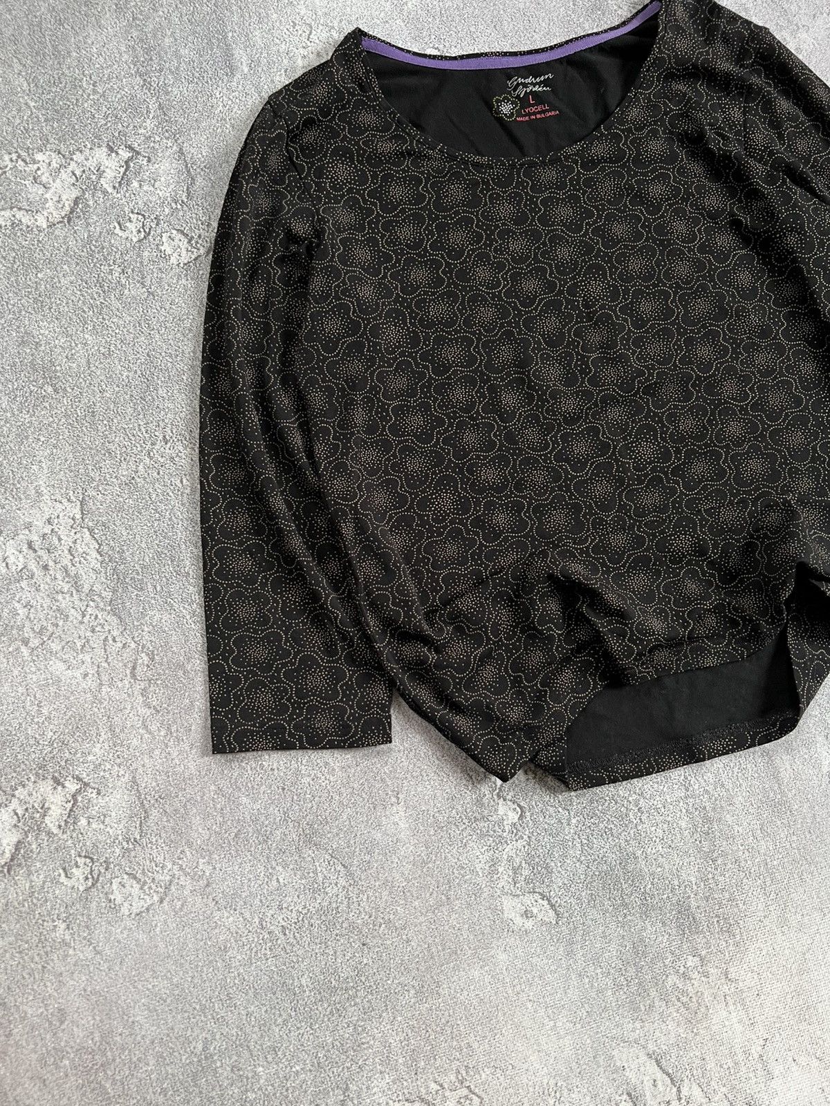 Gudrun Sjoden Gudrun Sjoden Print Blouse Long Sleeve Top Size L Sjöden Size L / US 10 / IT 46 - 2 Thumbnail