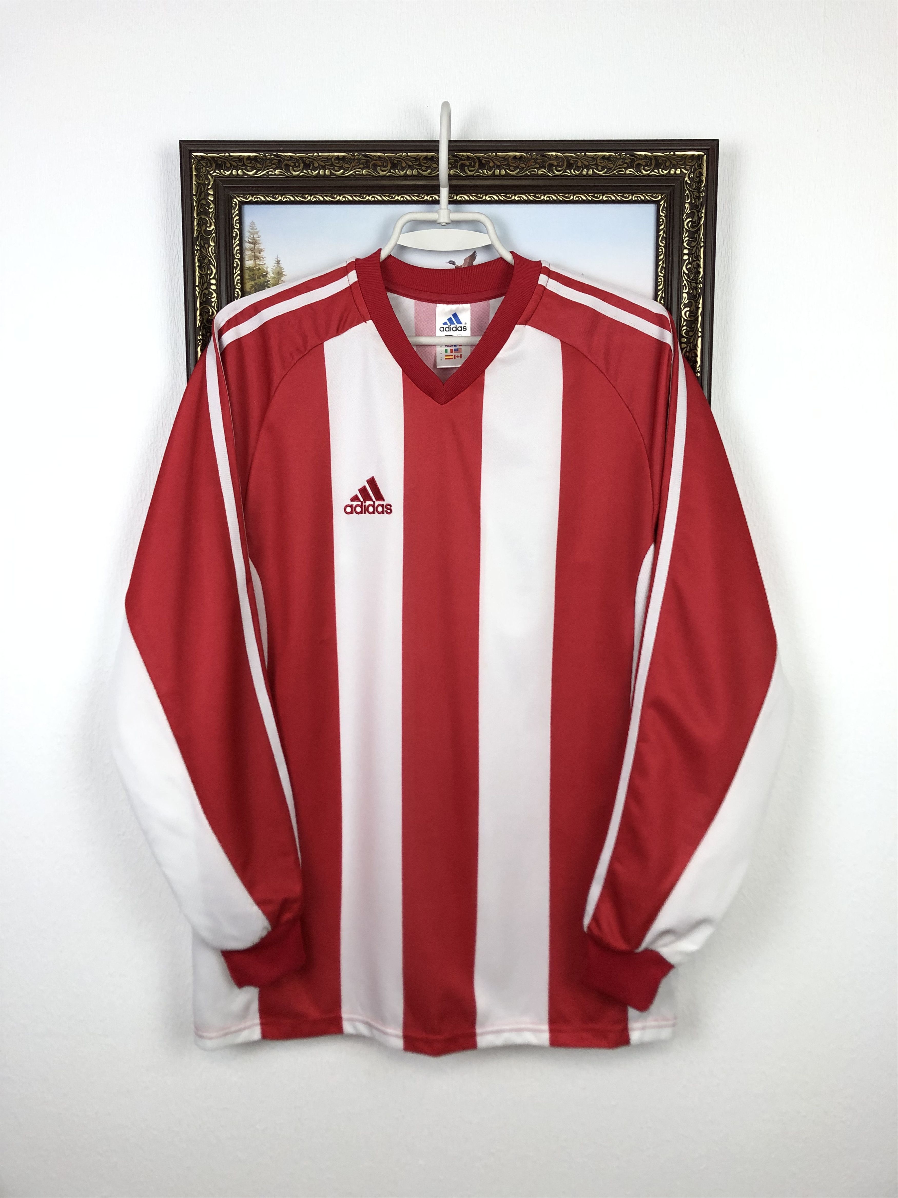Adidas Vintage 90's Adidas Football Template Shirt Soccer Jersey Size US M / EU 48-50 / 2 - 1 Thumbnail