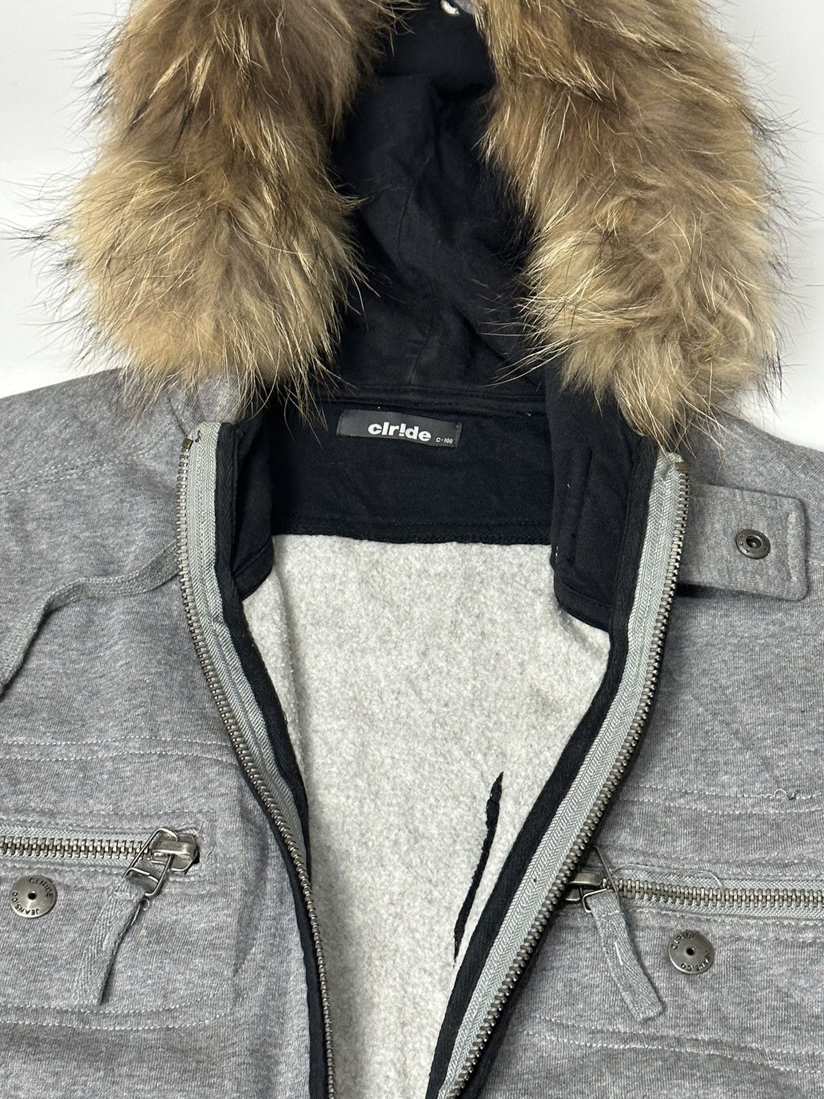 Japanese Brand Fur hoodie Multi Pocket Clride ifsixwasnine lgb style Size US M / EU 48-50 / 2 - 9 Thumbnail