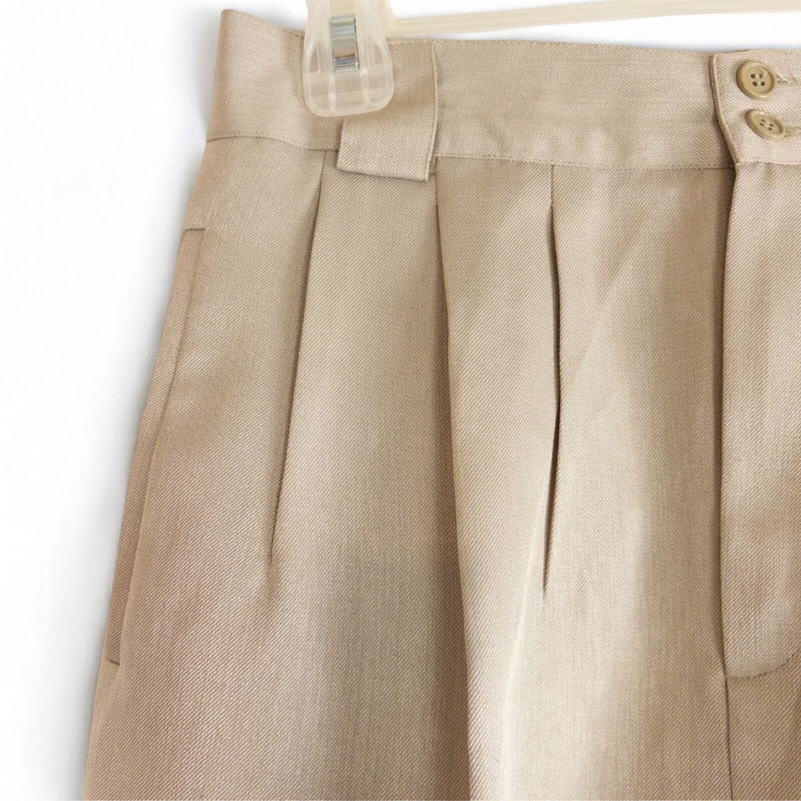Other Giorgio Sant Angelo Vintage Tan Solid Pants Womens Small Size 28" / US 6 / IT 42 - 4 Thumbnail
