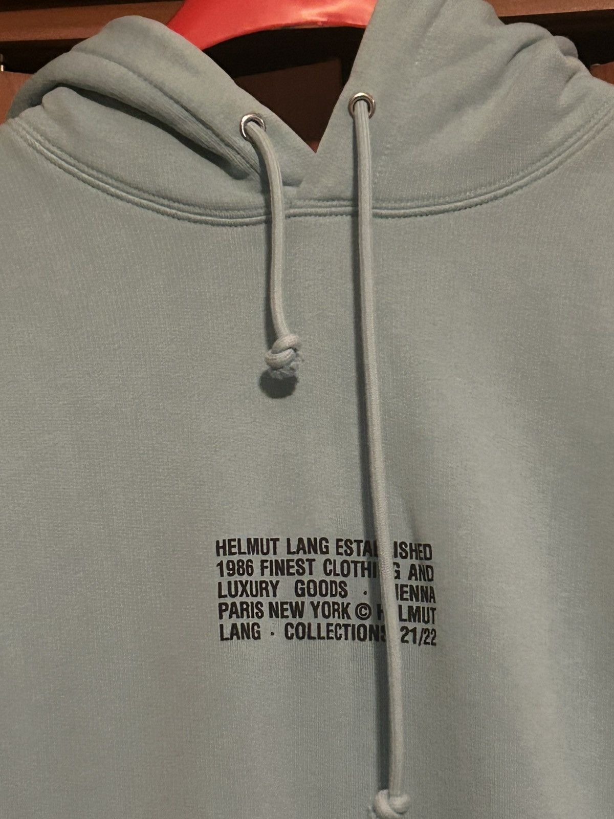 Helmut Lang Helmut Lang Hoodie Men’s Size L Size US L / EU 52-54 / 3 - 5 Thumbnail