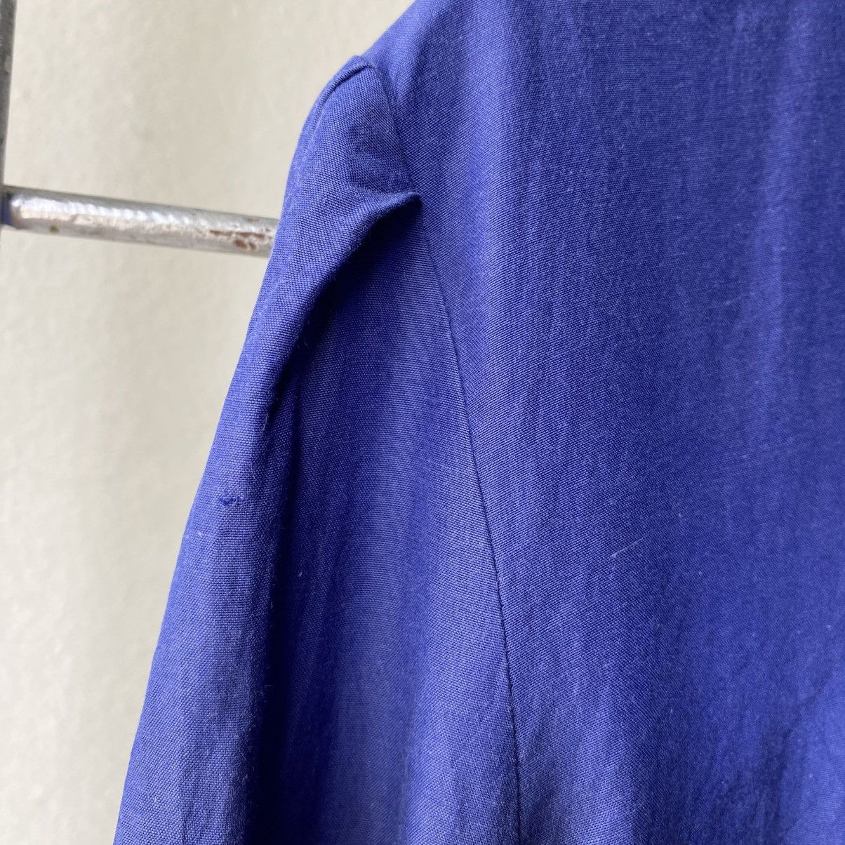 Burberry BURBERRYS Vintage Royal Blue Bow Blouse Size M / US 6-8 / IT 42-44 - 22 Thumbnail