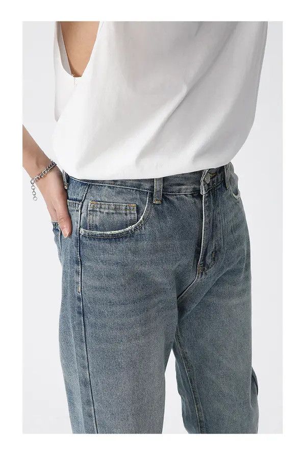 VIBE Mild straight leg loose retro washed jeans Size US 32 / EU 48 - 6 Thumbnail