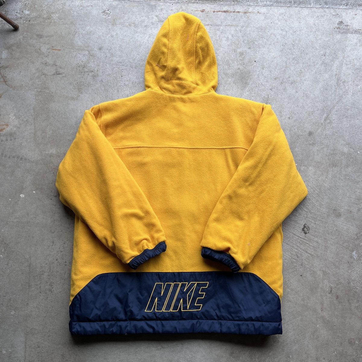 Nike Vintage Y2K Nike Navy Yellow Reversible Zip-Up Jacket Size US L / EU 52-54 / 3 - 6 Thumbnail