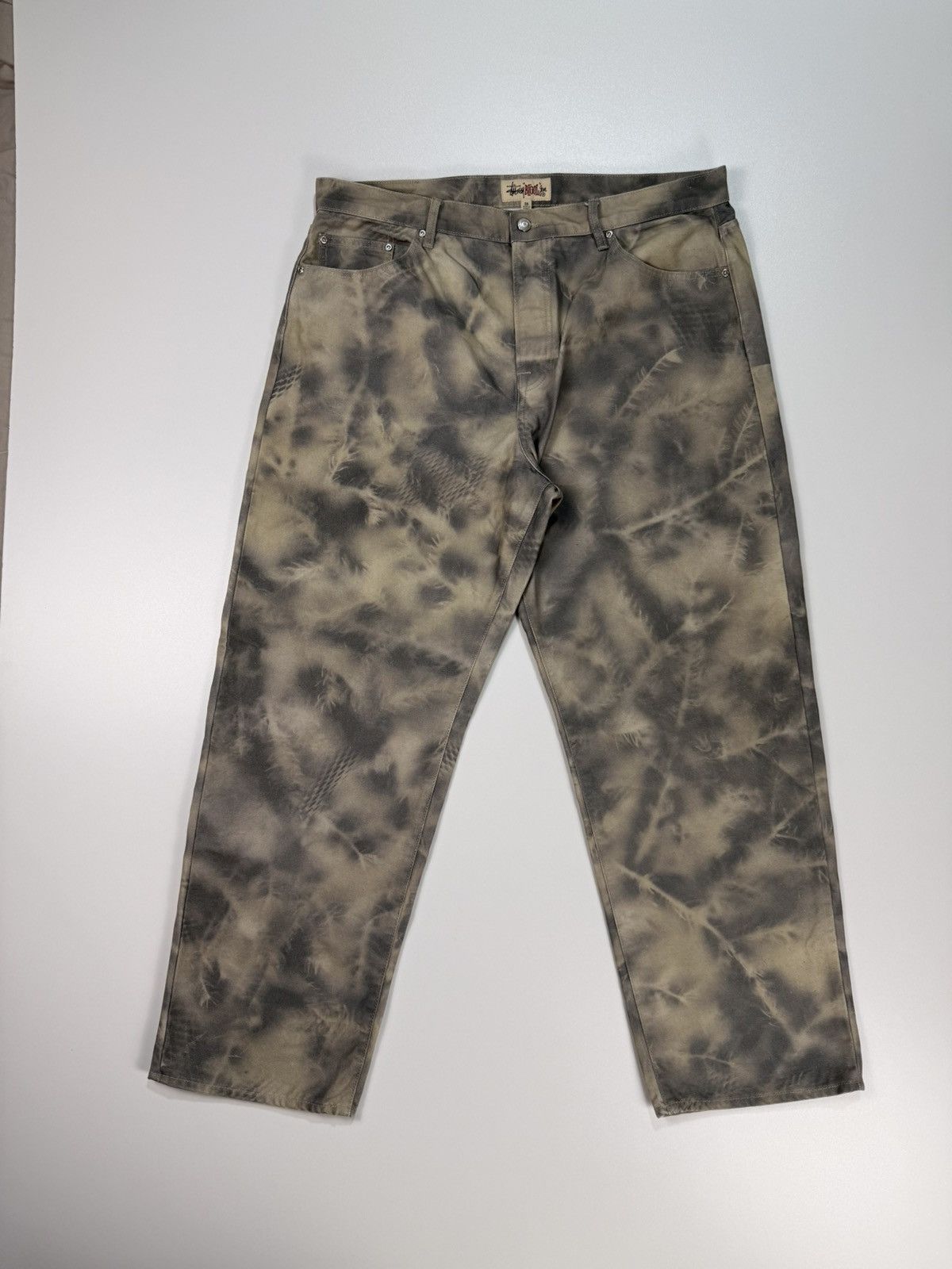 Other Stussy Big Ol Jeans Stenpat Camo North Folk S Size US 38 / EU 54 - 1 Thumbnail