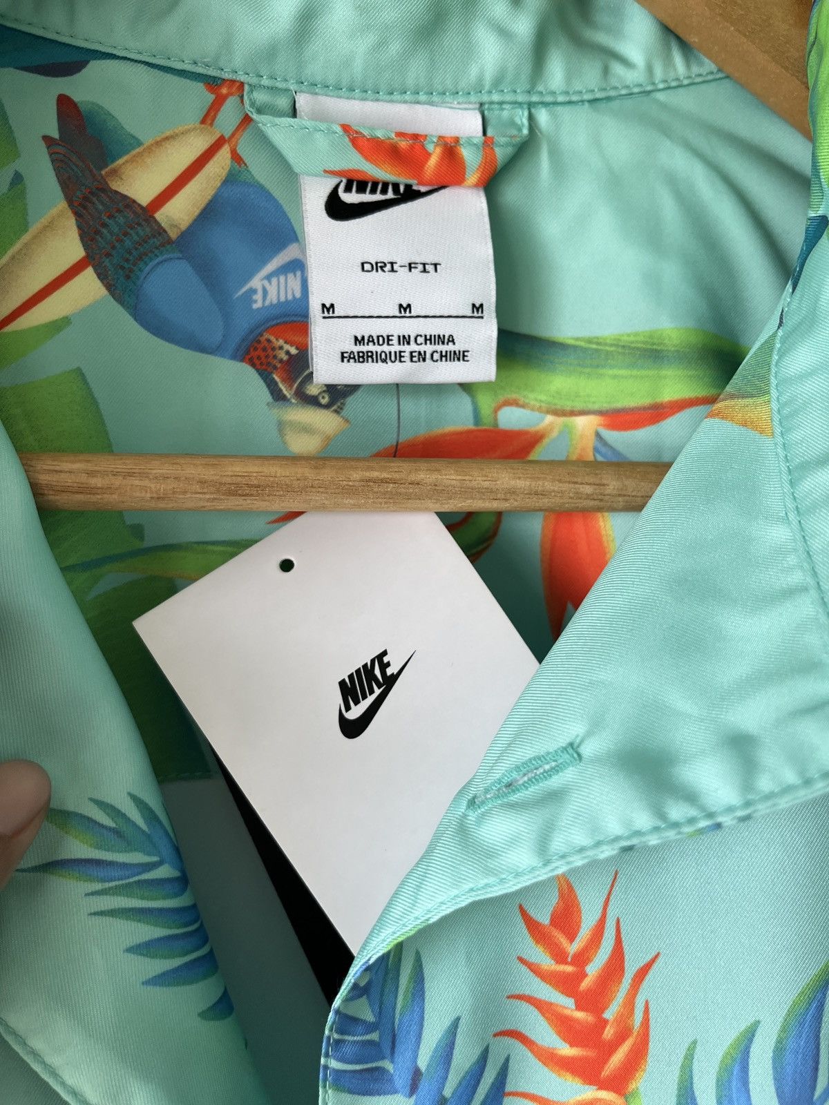 Nike Nike Hawaii Button Up Shirt Size US M / EU 48-50 / 2 - 5 Thumbnail
