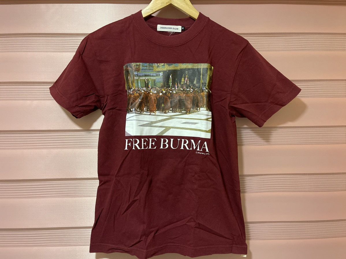 Jun Takahashi × Undercover × Vintage Rare Vintage Jun Takahashi Undercover Free Burma Shirt Size US S / EU 44-46 / 1 - 1 Thumbnail