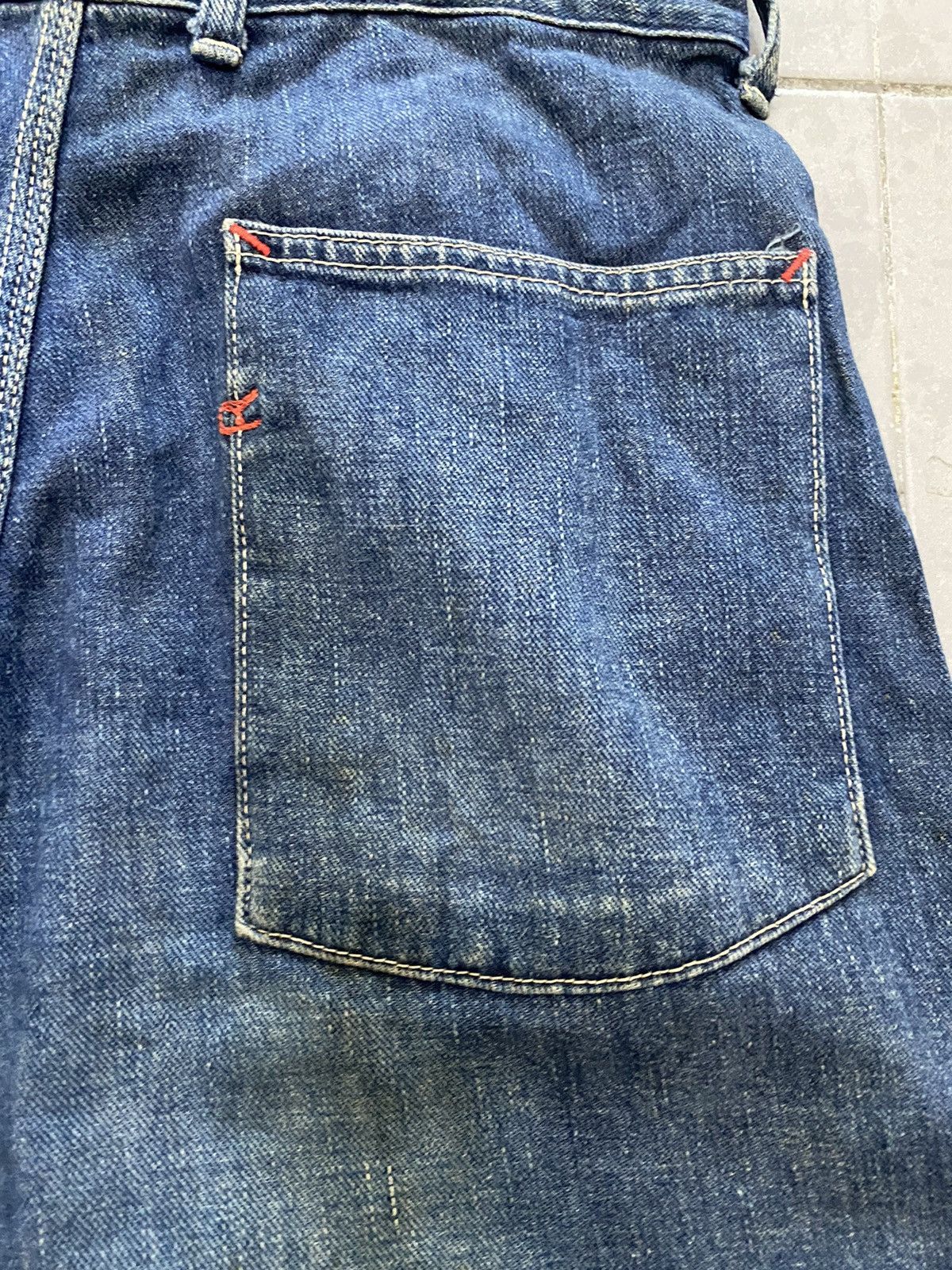 45rpm VINTAGE BLUE CAFE BY 45 RPM WIDE DENIM BAGGY STYLE Size US 29 - 10 Thumbnail