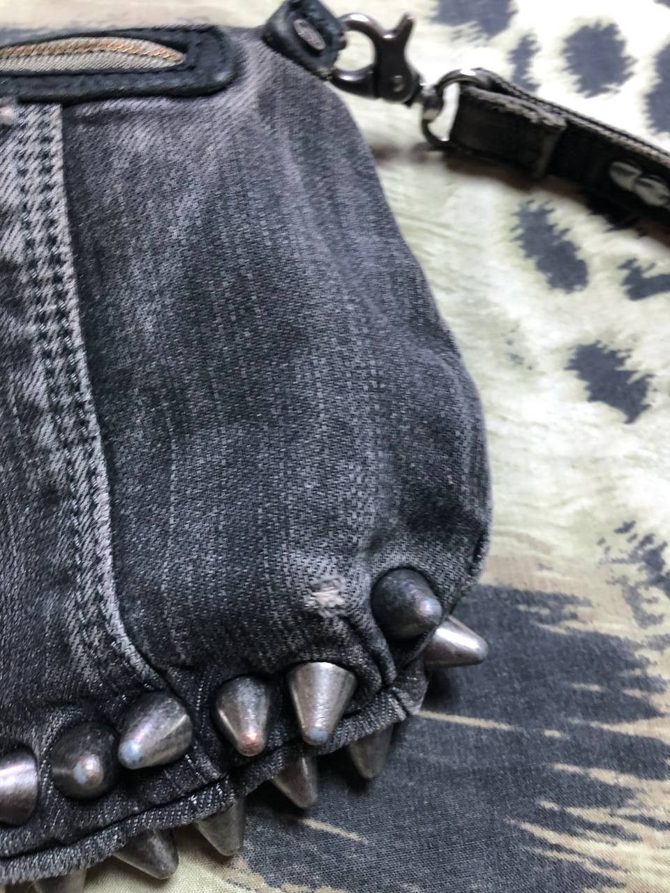 Diesel Vintage DIESEL studded shoulder bag Size ONE SIZE - 7 Thumbnail