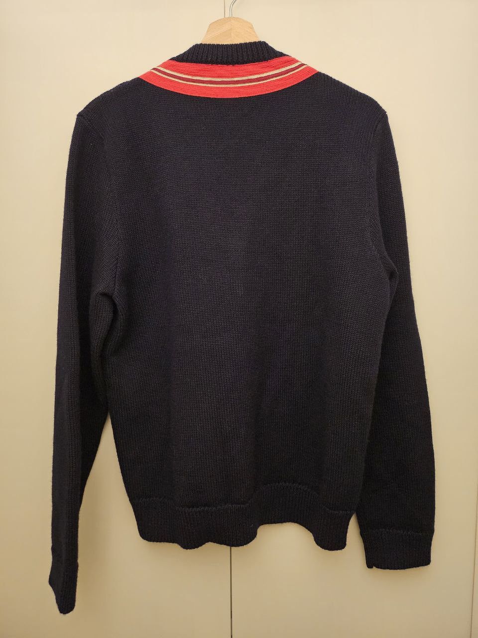 Gucci Embroidered Applique V Neck Bee Sweater Size US M / EU 48-50 / 2 - 2 Thumbnail