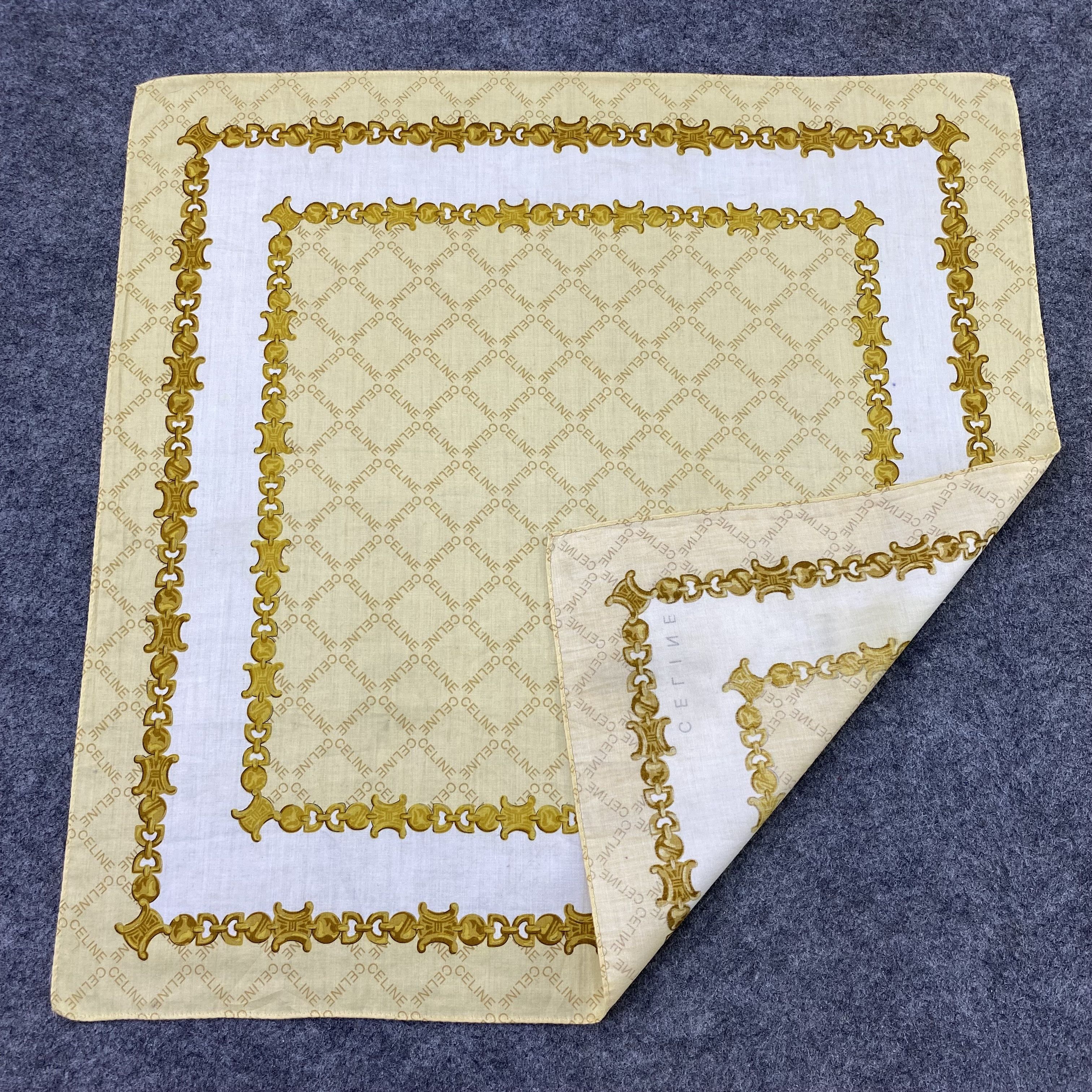Celine Celine Handkerchief Neckerchief Bandana-B1672 Size ONE SIZE - 5 Thumbnail