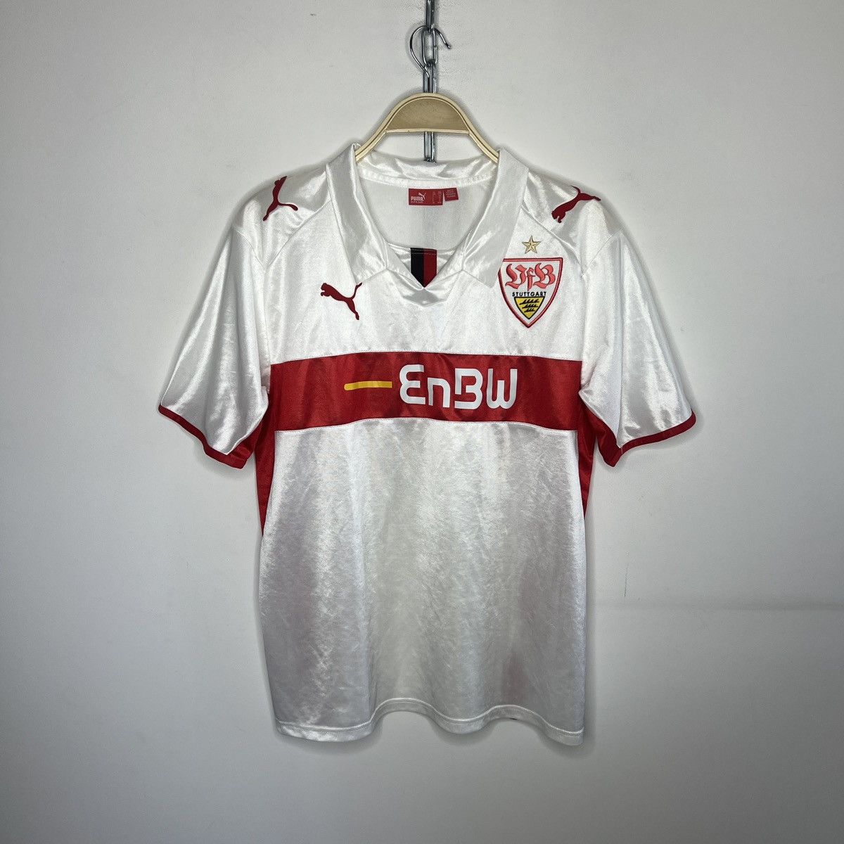 Puma ⚽️BLOKECORE VFB STUTTGART PUMA VINTAGE JERSEY Size US M / EU 48-50 / 2 - 1 Thumbnail