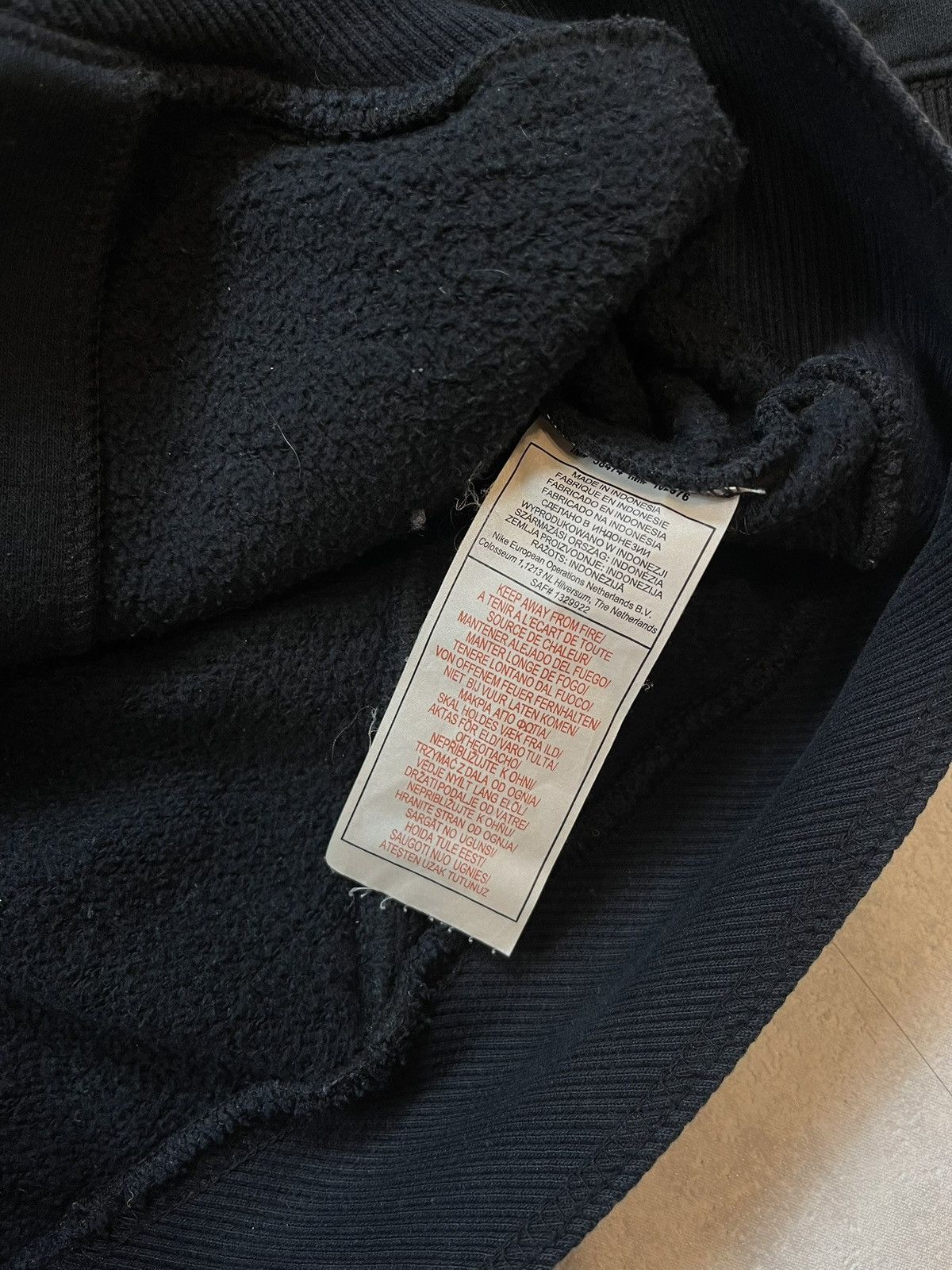 Nike × Vintage 90s Nike Air Vintage Y2K Oversized Zip Retro Hoodie Size US M / EU 48-50 / 2 - 7 Thumbnail