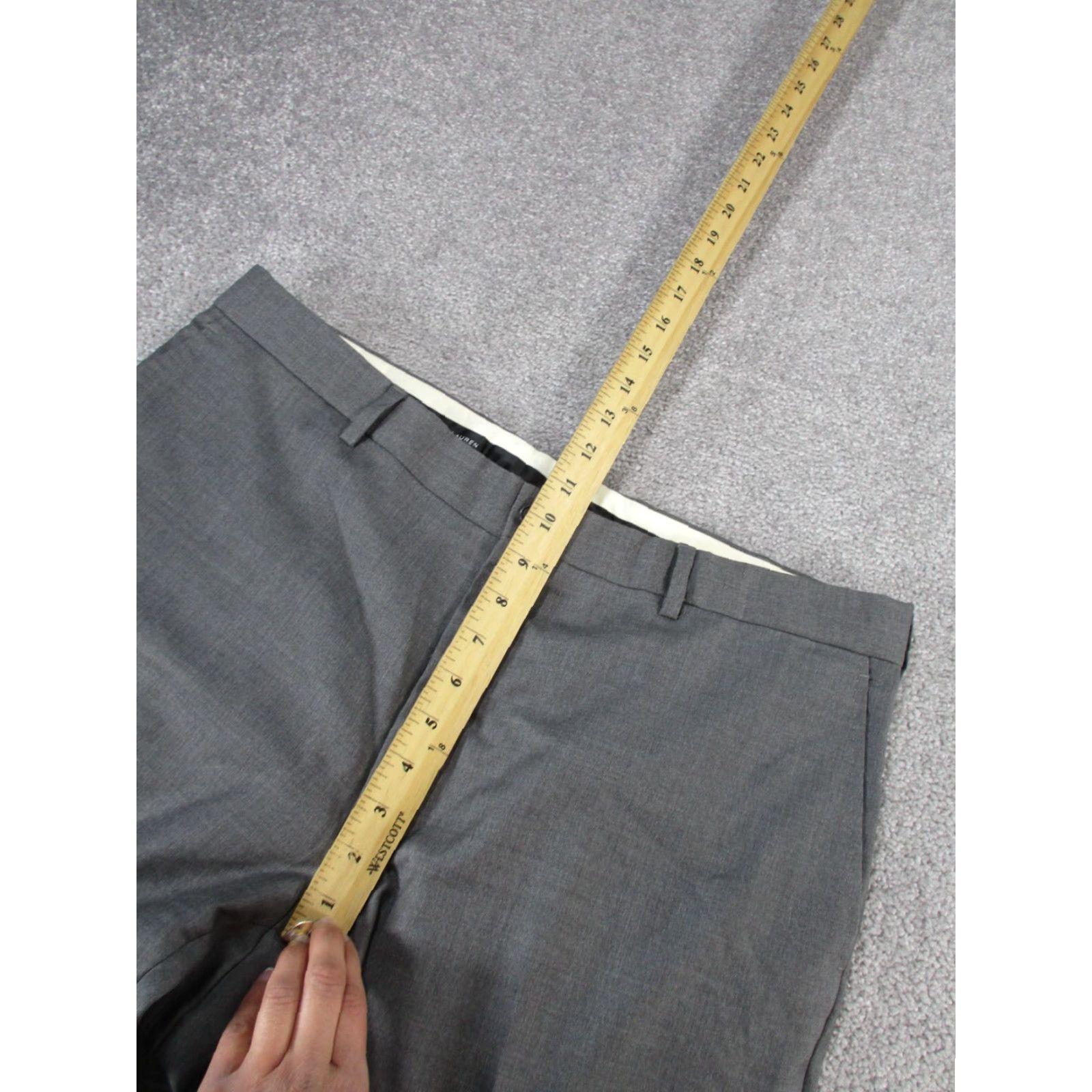 Ralph Lauren Ralph Lauren Black Label Dress Pants Mens 36 Gray Wool Slacks Dress Pants Vintage 90s Preppy Wedding Mens Gray 36 Size US 36 / EU 52 - 7 Thumbnail