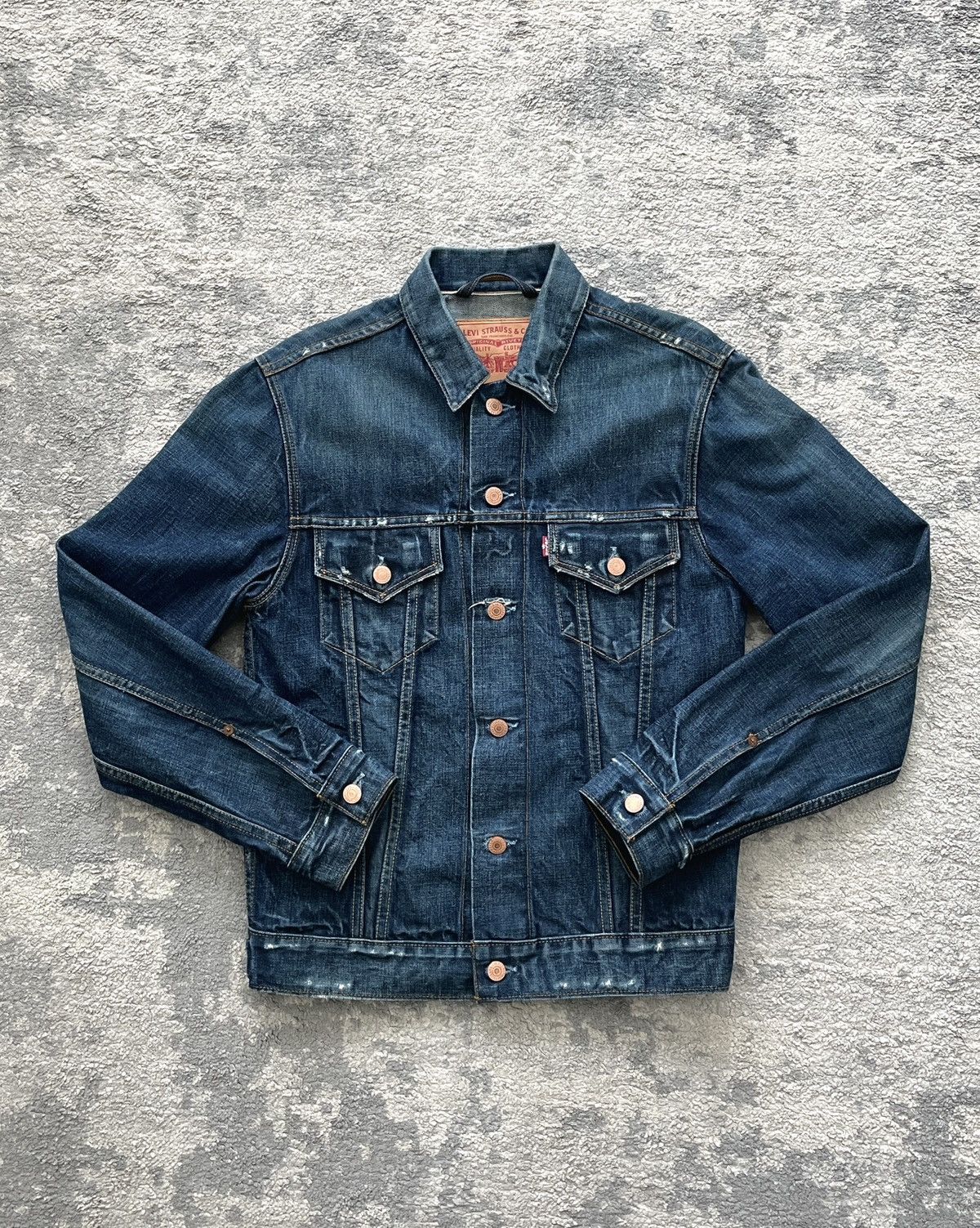 Levi's Levi’s SELVEDGE Denim Trucker Jacket Made in USA Size US S / EU 44-46 / 1 - 20 Thumbnail