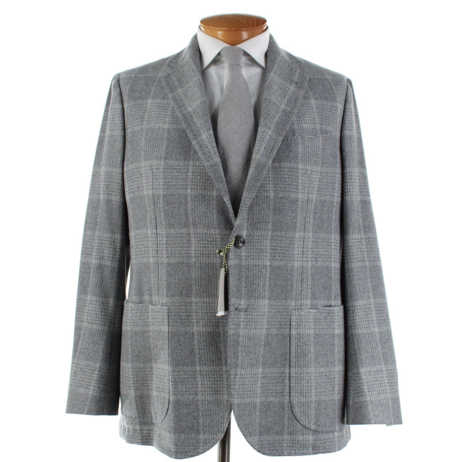 SARTORIO Sartorio Sport Coat Size 46 Regular US in Gray Size 46R - 1 Thumbnail