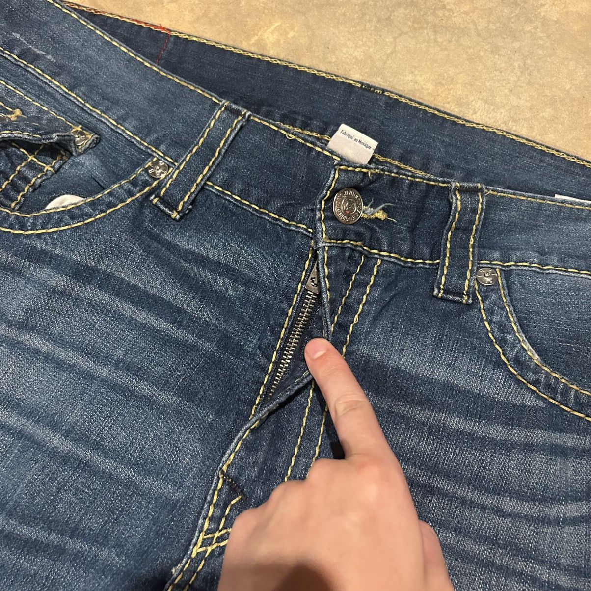 True Religion Vintage Y2K True Religion Logo Flap Pocket Baggy Jeans Cyber Size US 40 / EU 56 - 8 Thumbnail