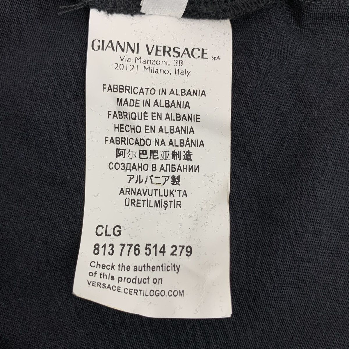 Versace Versace Pattern Print Cotton Short Sleeve T-Shirt K26WX Size US M / EU 48-50 / 2 - 8 Thumbnail