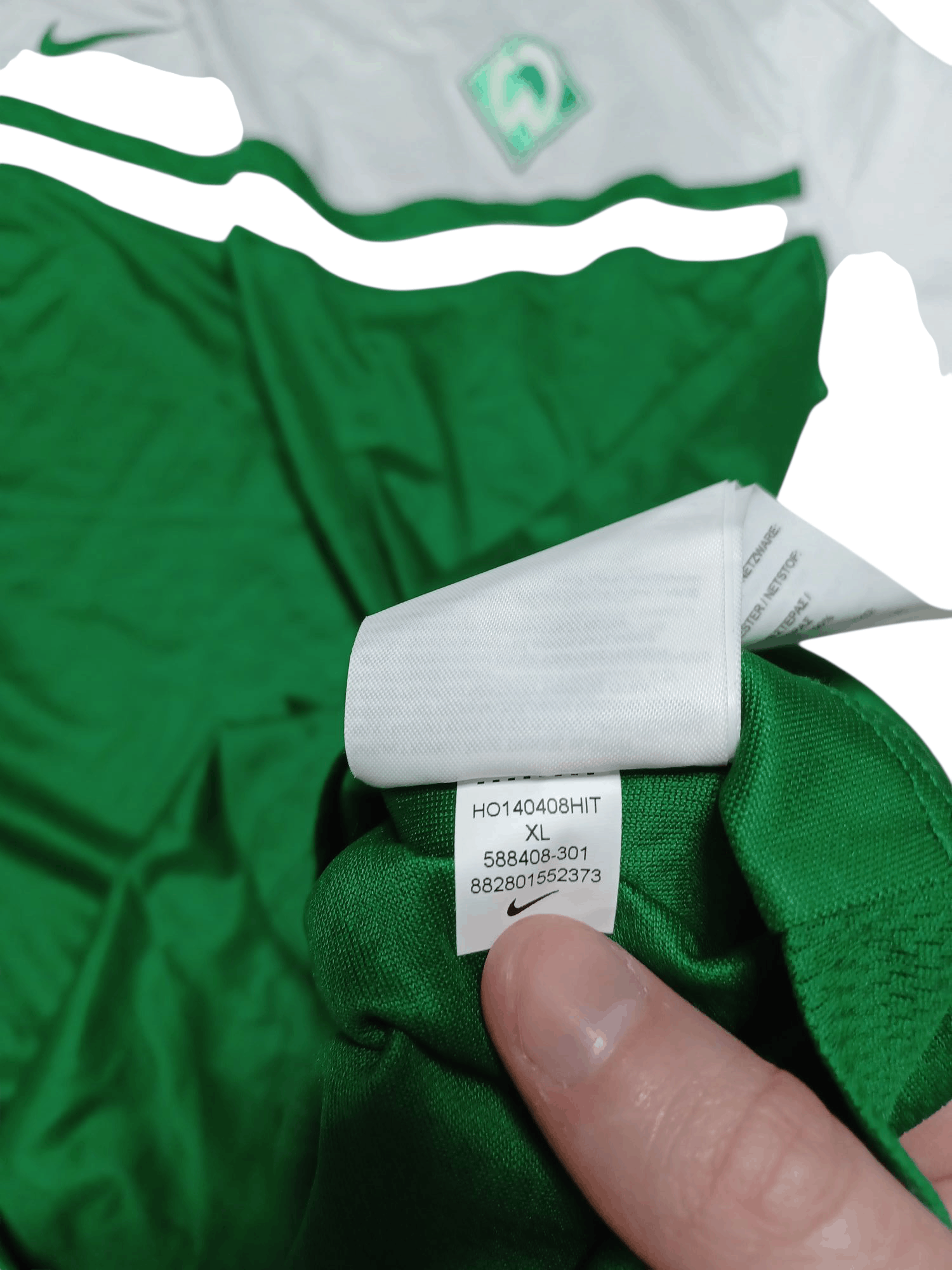 Nike WERDER BREMEN NIKE 2014 VINTAGE SOCCER JERSEY BLOKECORE Size US XL / EU 56 / 4 - 5 Thumbnail