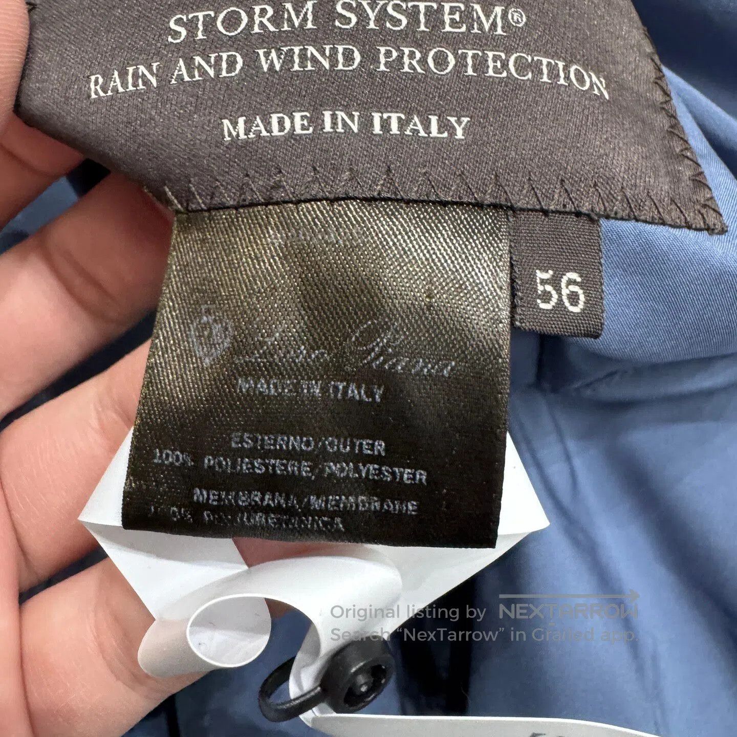 Loro Piana LORO PIANA STORM SYSTEM Nylon/Cashmere Double-Sided jacket Size US XL / EU 56 / 4 - 5 Thumbnail