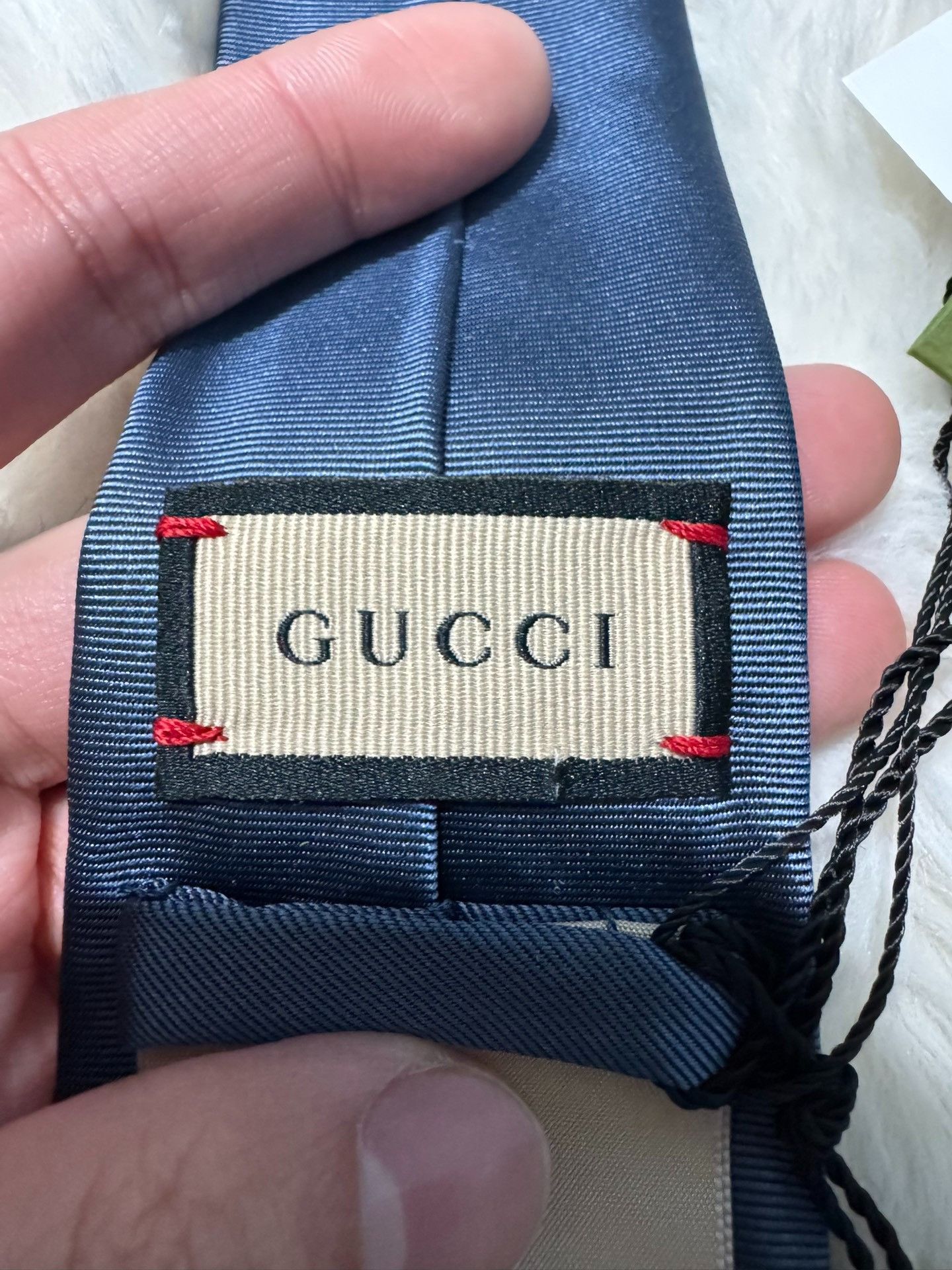 Gucci Gucci's new double Glogo silk tie 2501-Nextarrow Size ONE SIZE - 6 Thumbnail