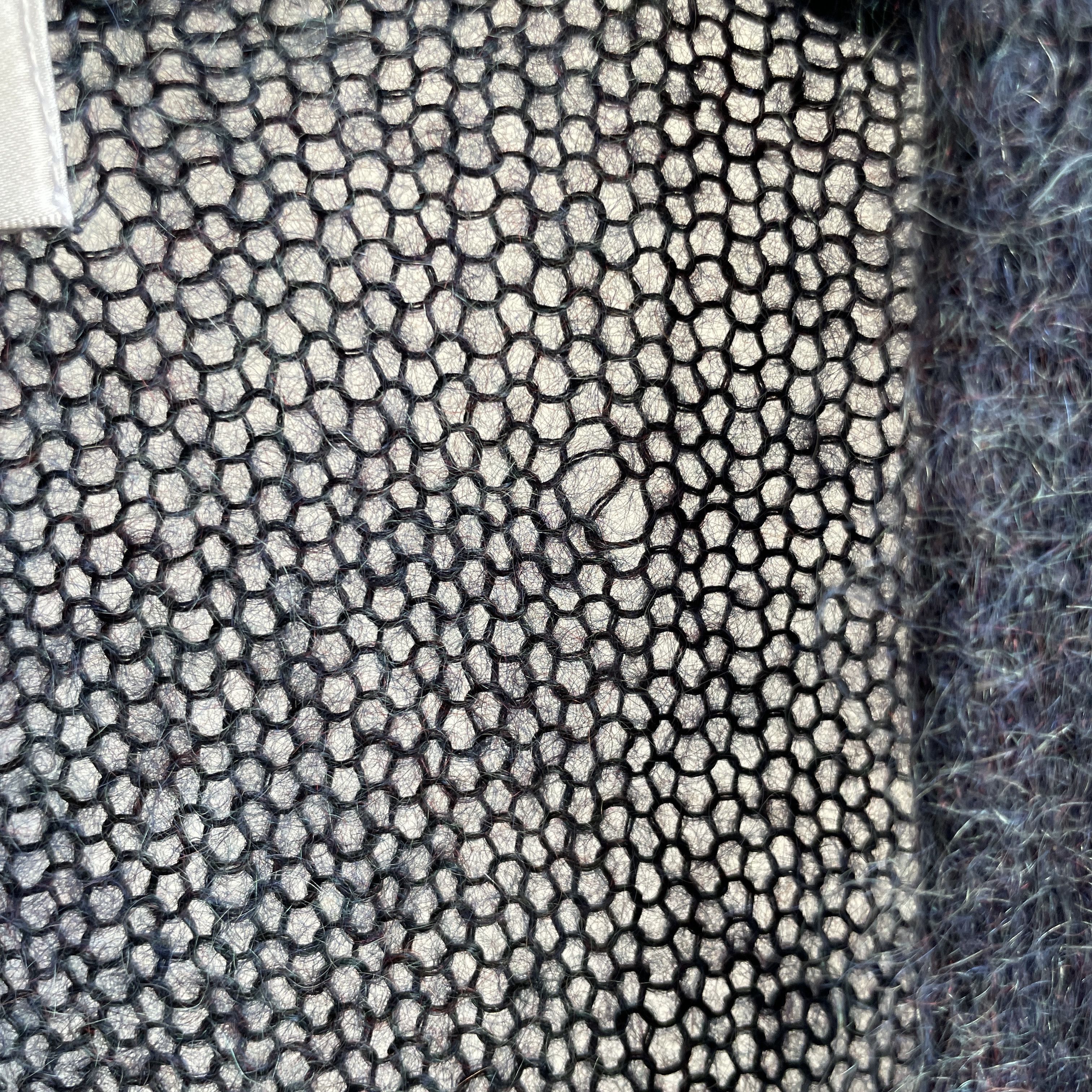 Other Brora Superkid Mohair Mesh Knit Open Front Womens Cardigan Size S / US 4 / IT 40 - 6 Thumbnail