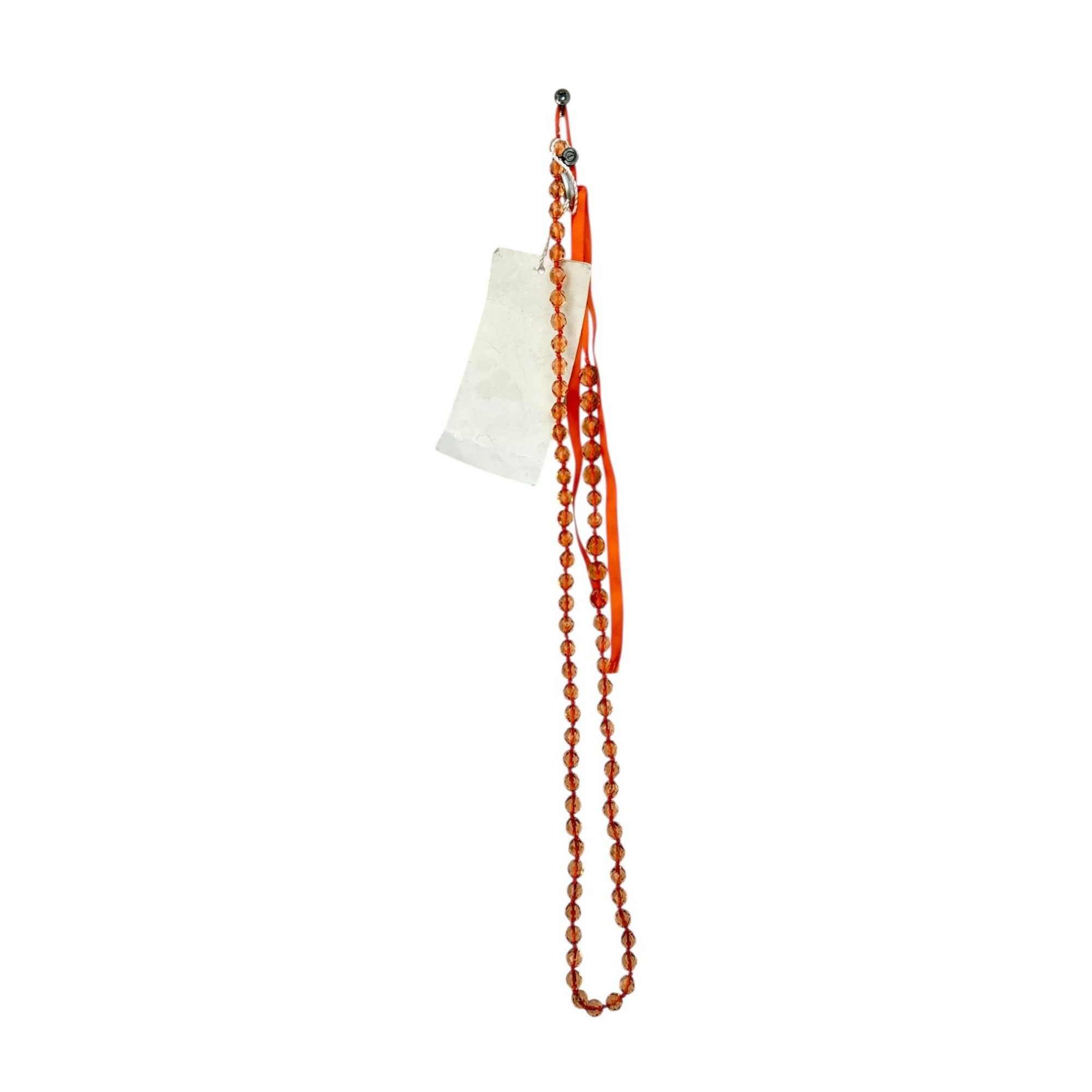 Maison Margiela FW 2000 Orange Pearl Necklace Size ONE SIZE - 3 Thumbnail