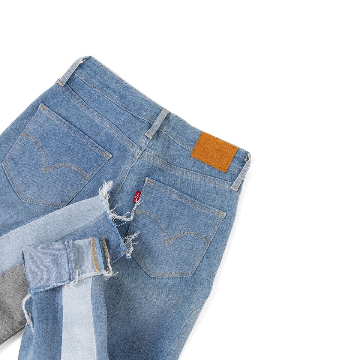 Levi's Levis 721 High Rise Skinny Womens Jeans Blue Premium Stretch Size 27" / US 4 / IT 40 - 4 Thumbnail
